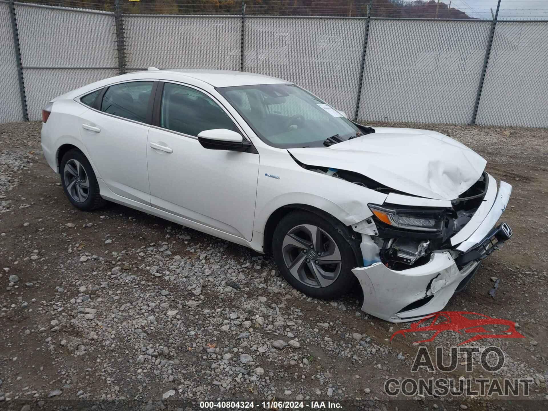 HONDA INSIGHT 2019 - 19XZE4F16KE026404