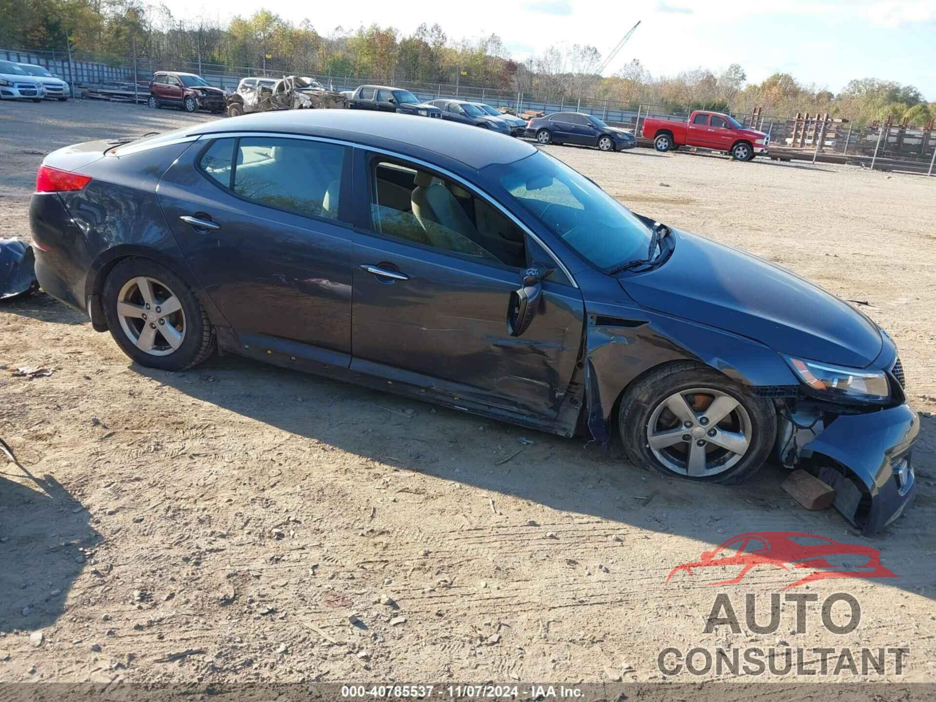 KIA OPTIMA 2015 - KNAGM4A7XF5627352