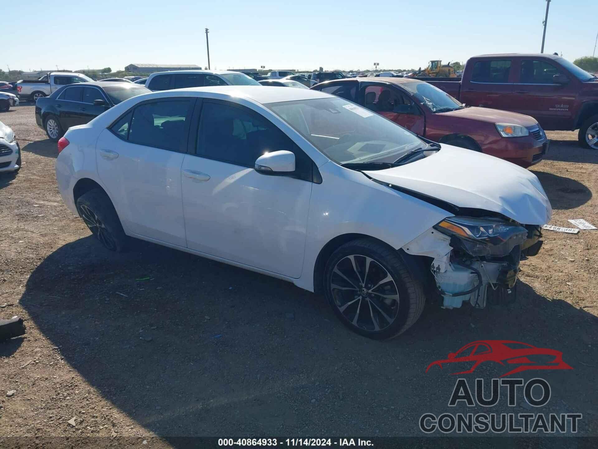 TOYOTA COROLLA 2019 - 2T1BURHEXKC150627