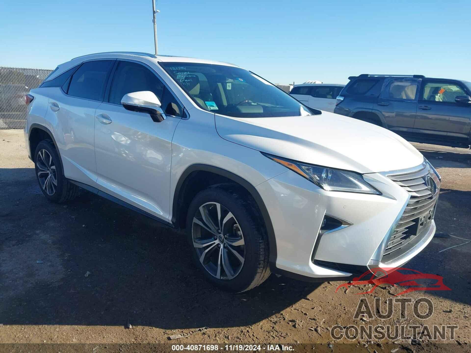 LEXUS RX 350 2019 - 2T2ZZMCA4KC126939