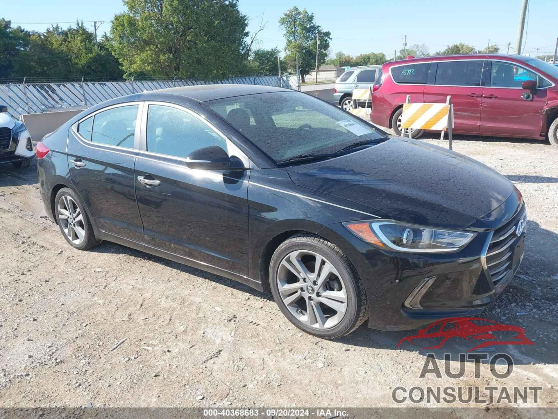 HYUNDAI ELANTRA 2017 - KMHD84LF3HU149763