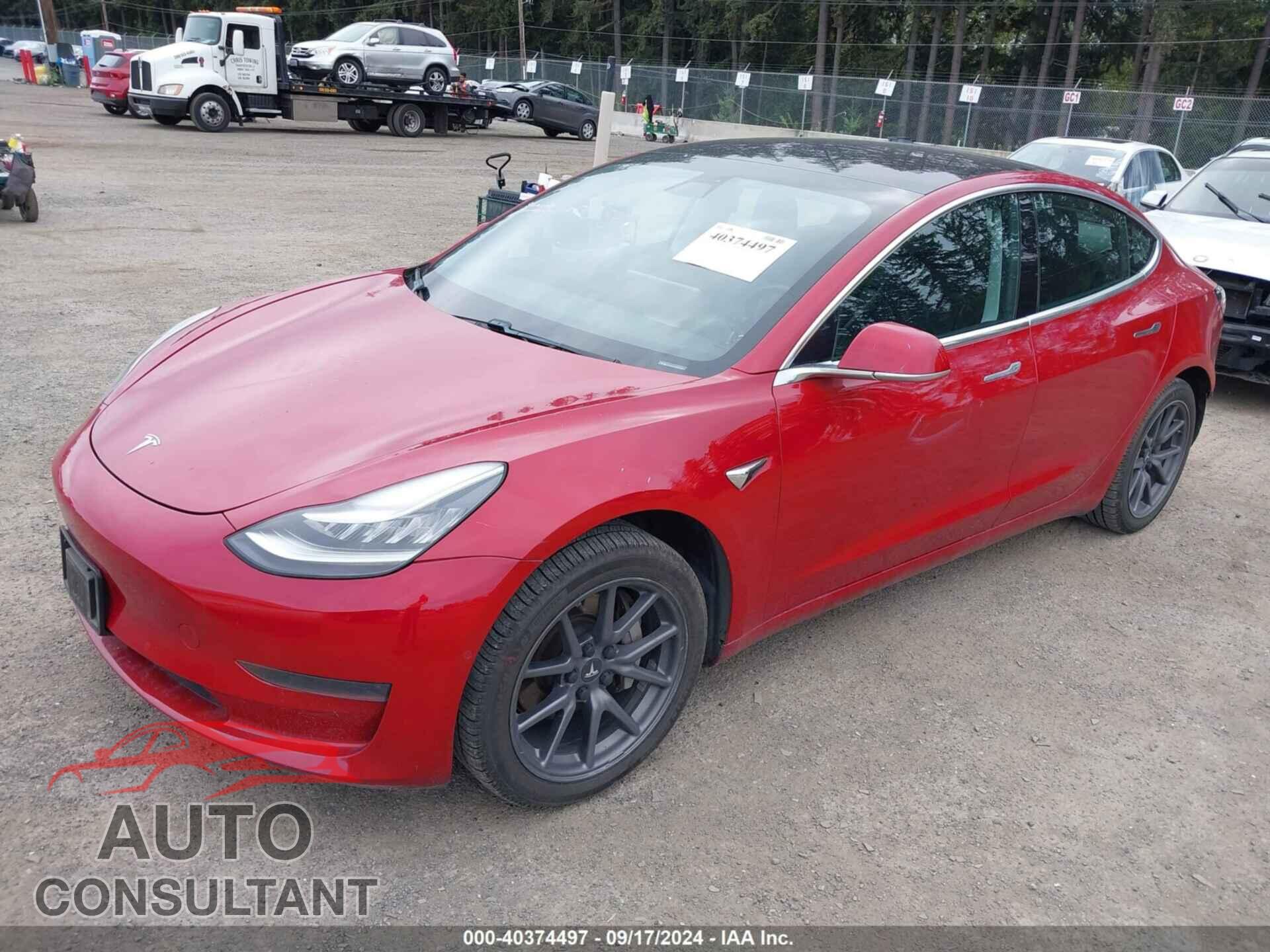 TESLA MODEL 3 2019 - 5YJ3E1EA0KF411568
