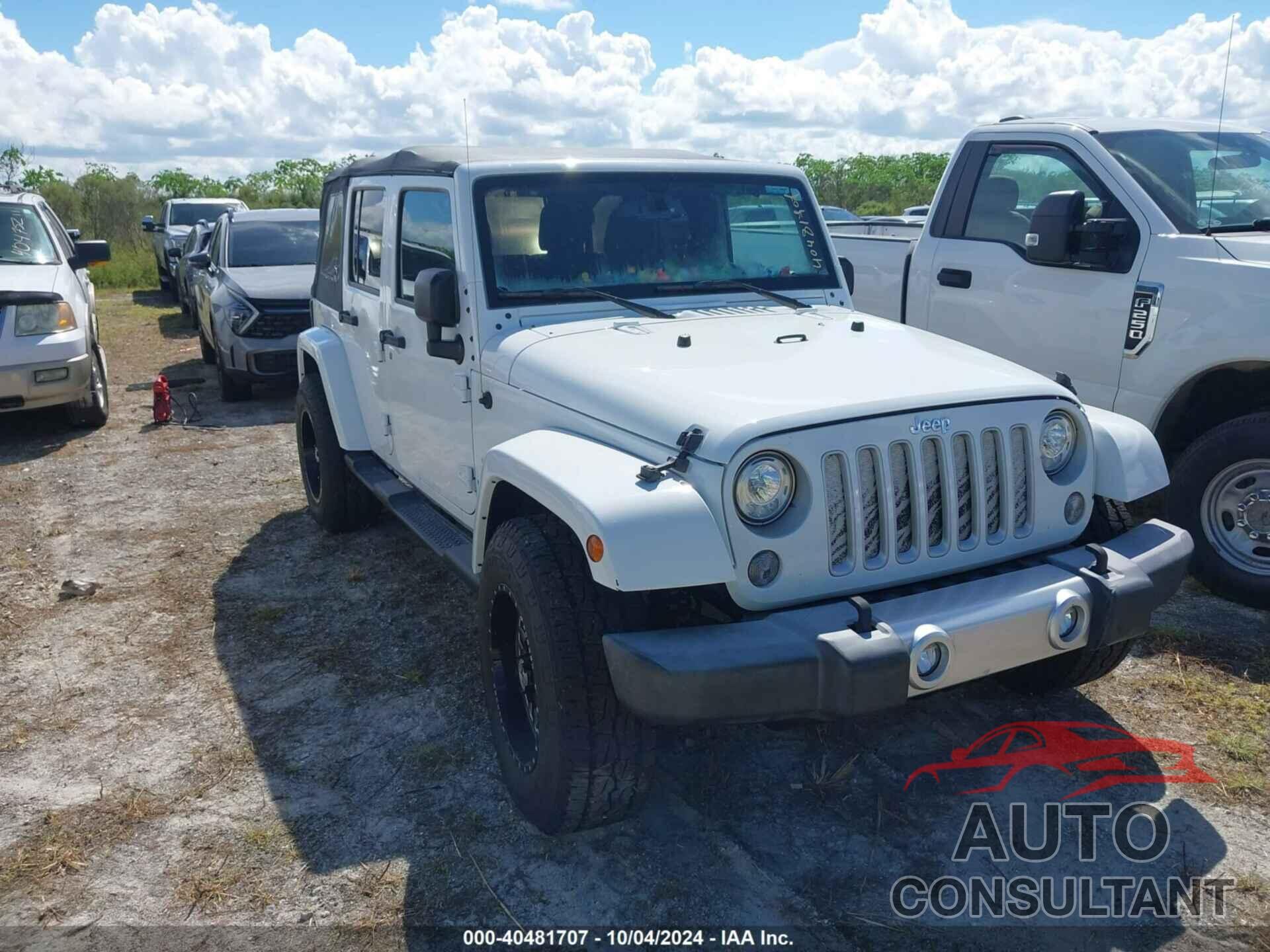 JEEP WRANGLER UNLIMITED 2017 - 1C4BJWEG4HL701813