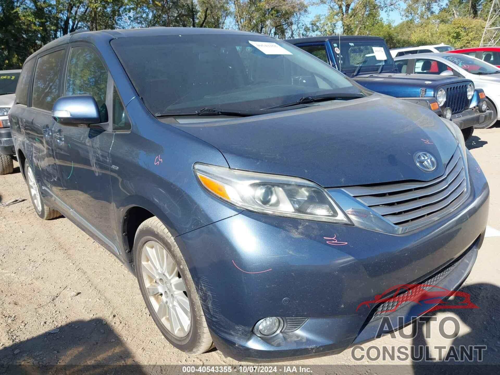 TOYOTA SIENNA 2016 - 5TDDK3DC0GS134922