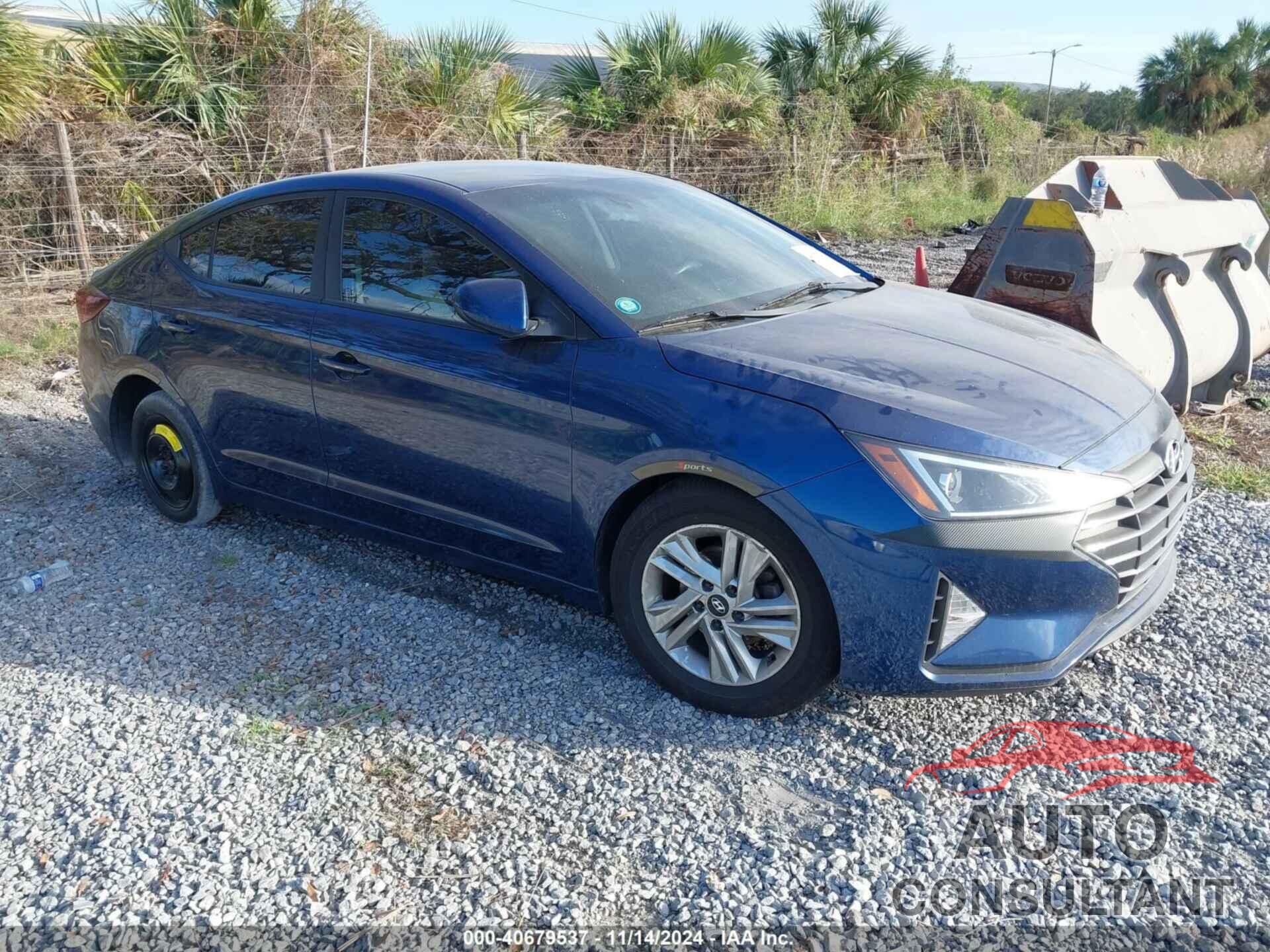 HYUNDAI ELANTRA 2020 - 5NPD84LF4LH625834