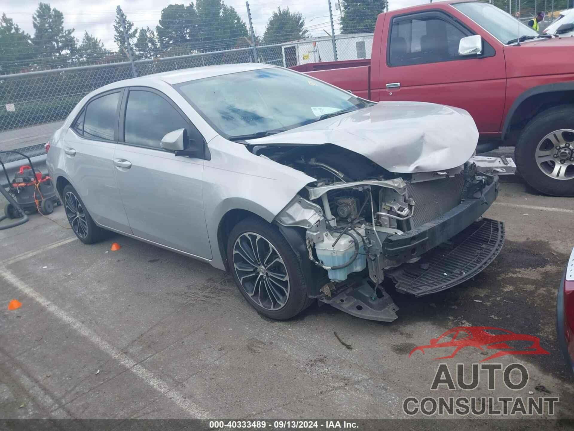 TOYOTA COROLLA 2016 - 2T1BURHE3GC625025