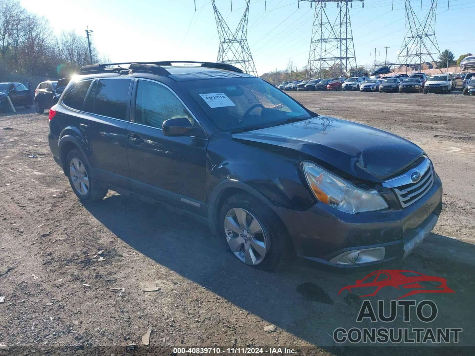 SUBARU OUTBACK 2012 - 4S4BRBKC2C3208218