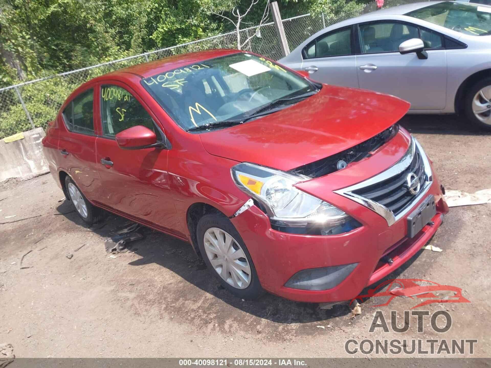 NISSAN VERSA 2017 - 3N1CN7AP4HL842246