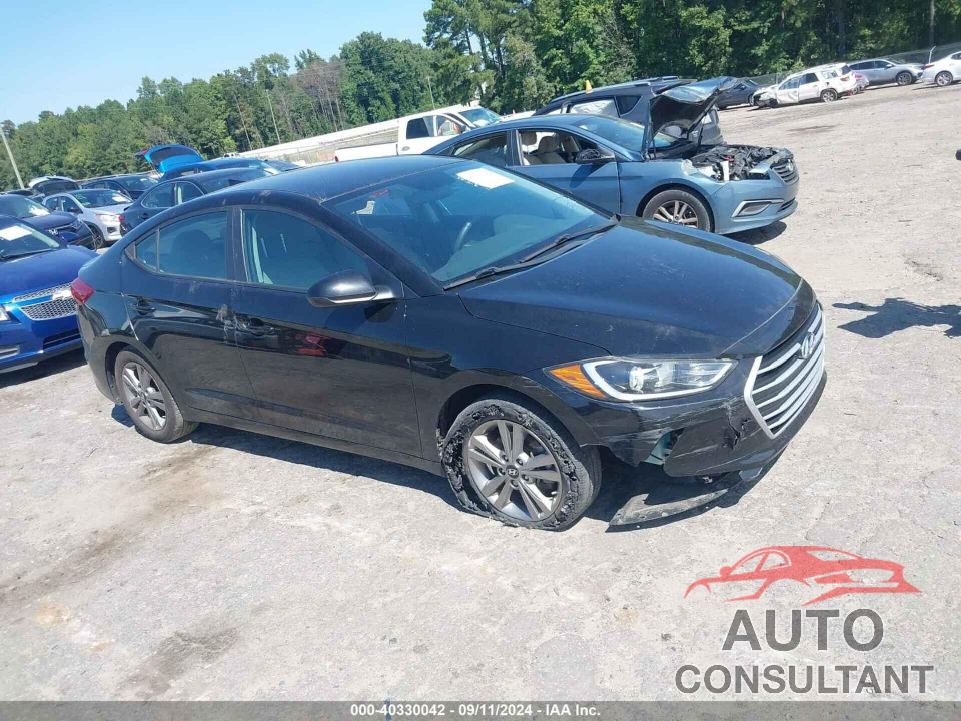 HYUNDAI ELANTRA 2017 - KMHD84LF9HU174666