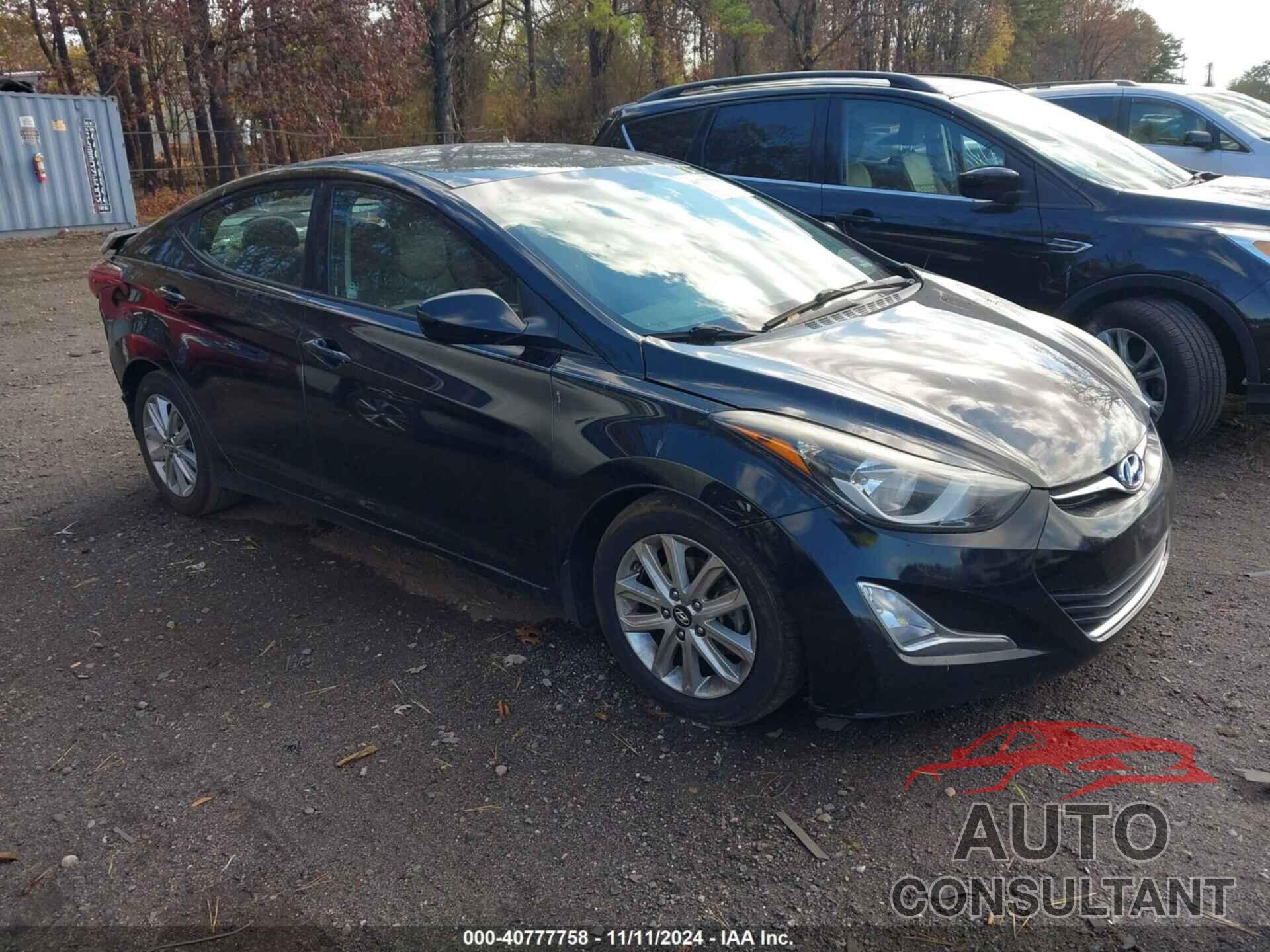 HYUNDAI ELANTRA 2016 - 5NPDH4AE3GH796512