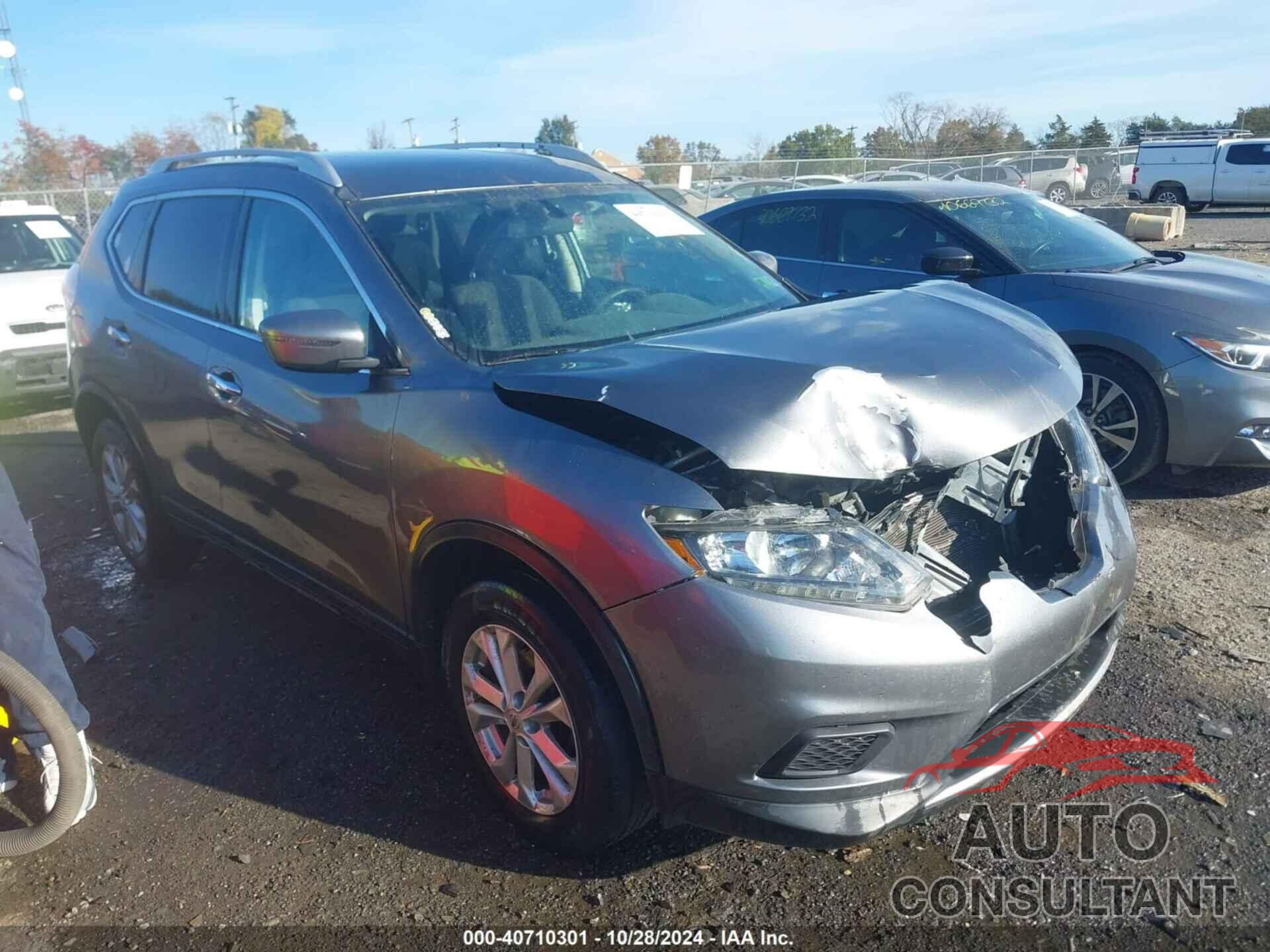 NISSAN ROGUE 2016 - KNMAT2MV9GP681676