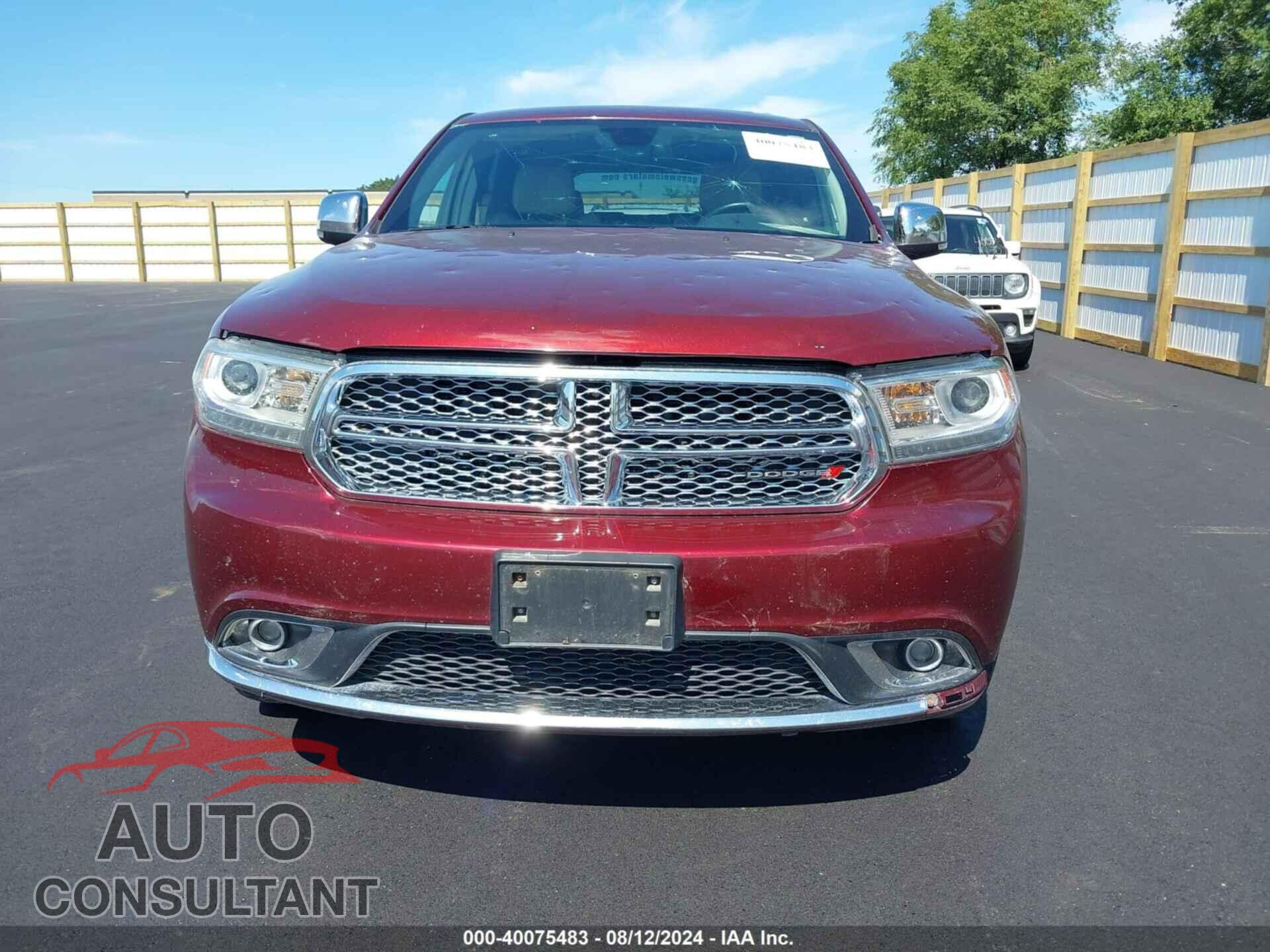 DODGE DURANGO 2016 - 1C4RDJEG4GC308966