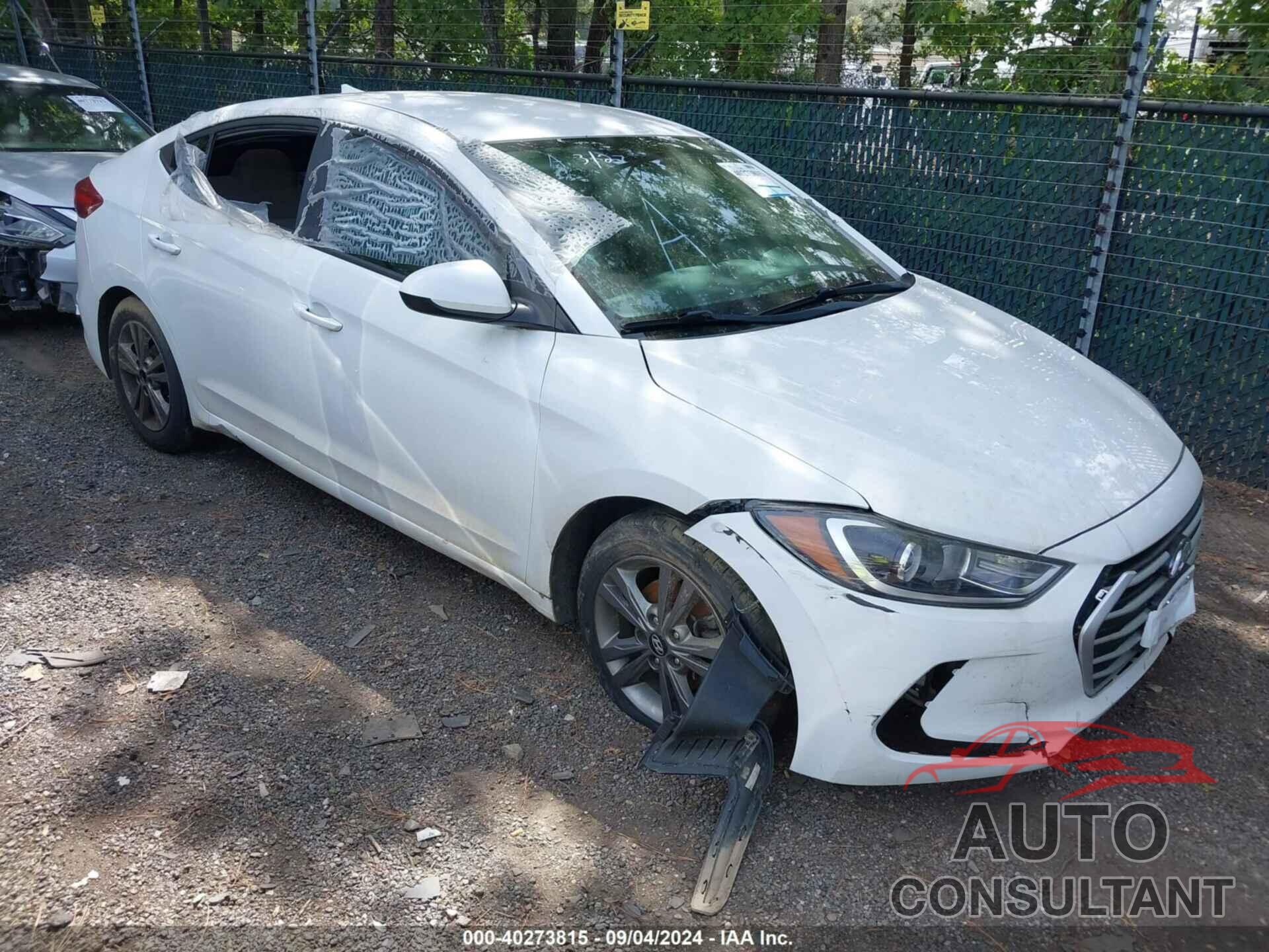 HYUNDAI ELANTRA 2017 - 5NPD84LF0HH210212