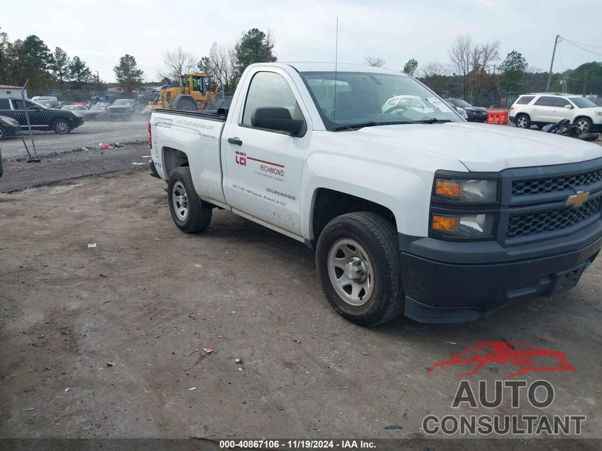 CHEVROLET SILVERADO 1500 2014 - 1GCNCPEH2EZ283654