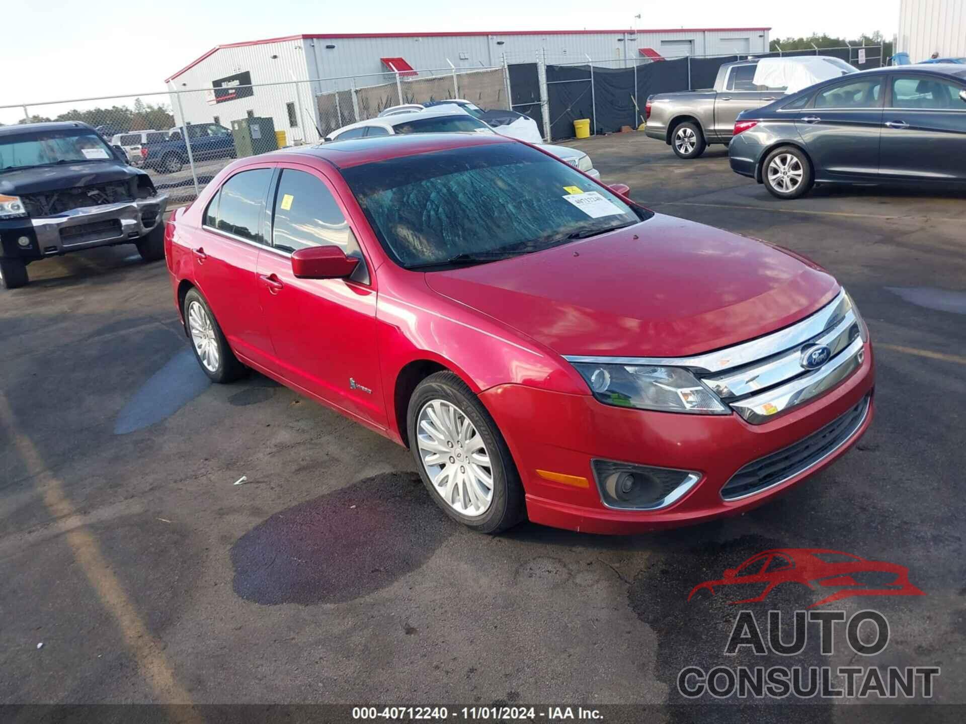 FORD FUSION HYBRID 2012 - 3FADP0L3XCR267787