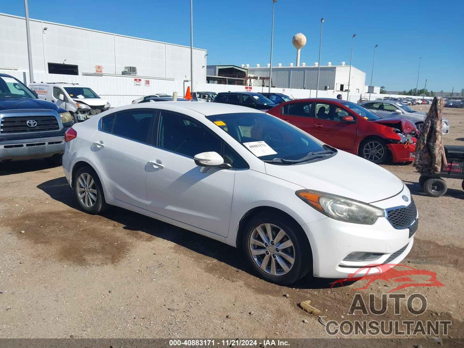 KIA FORTE 2014 - KNAFX4A85E5053043