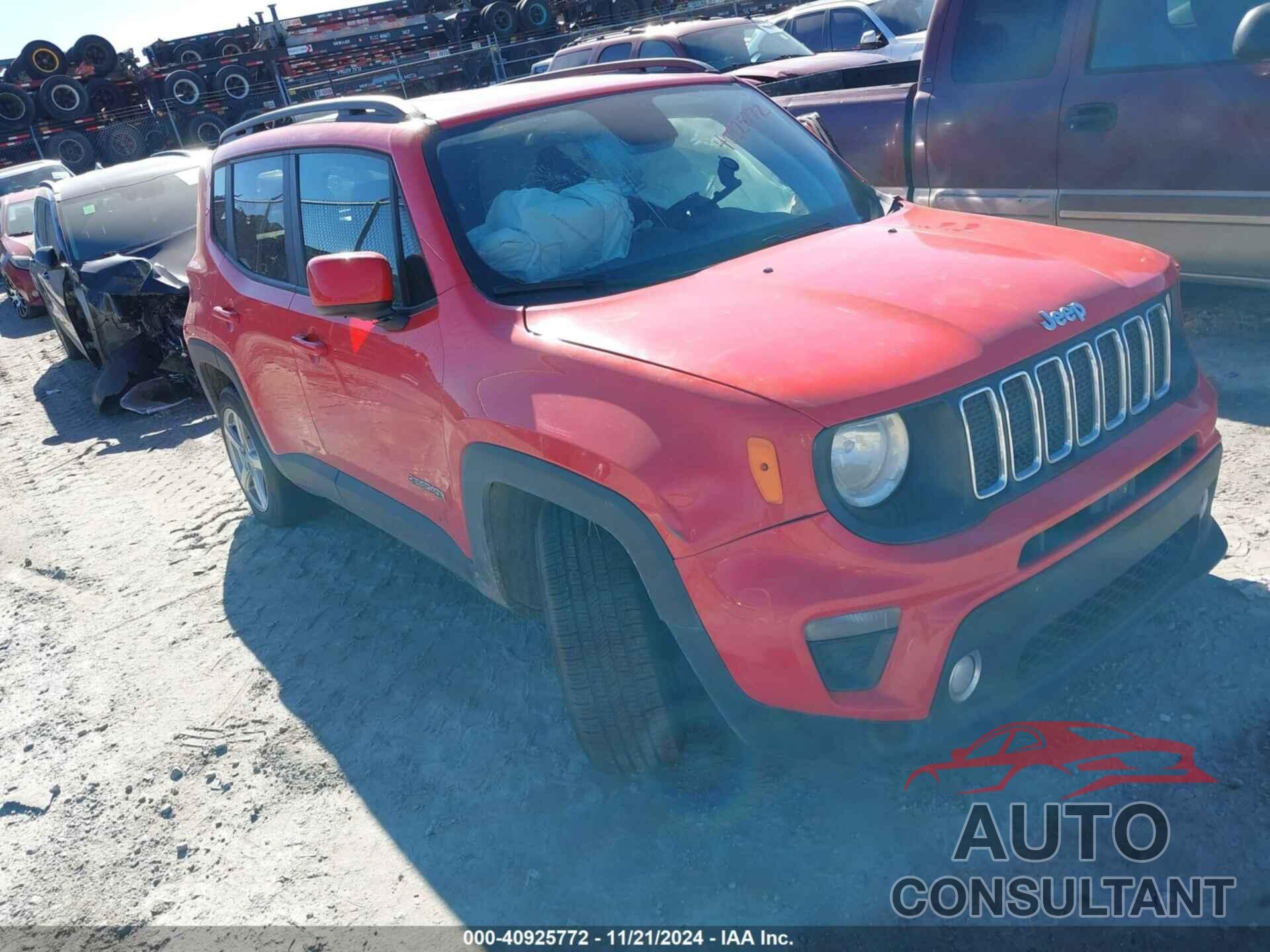 JEEP RENEGADE 2019 - ZACNJABB3KPK04454