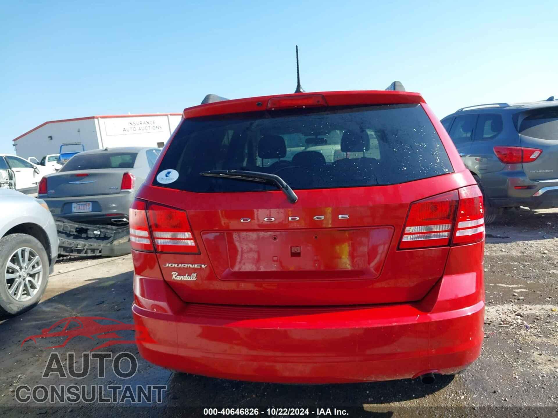DODGE JOURNEY 2017 - 3C4PDCAB1HT627115