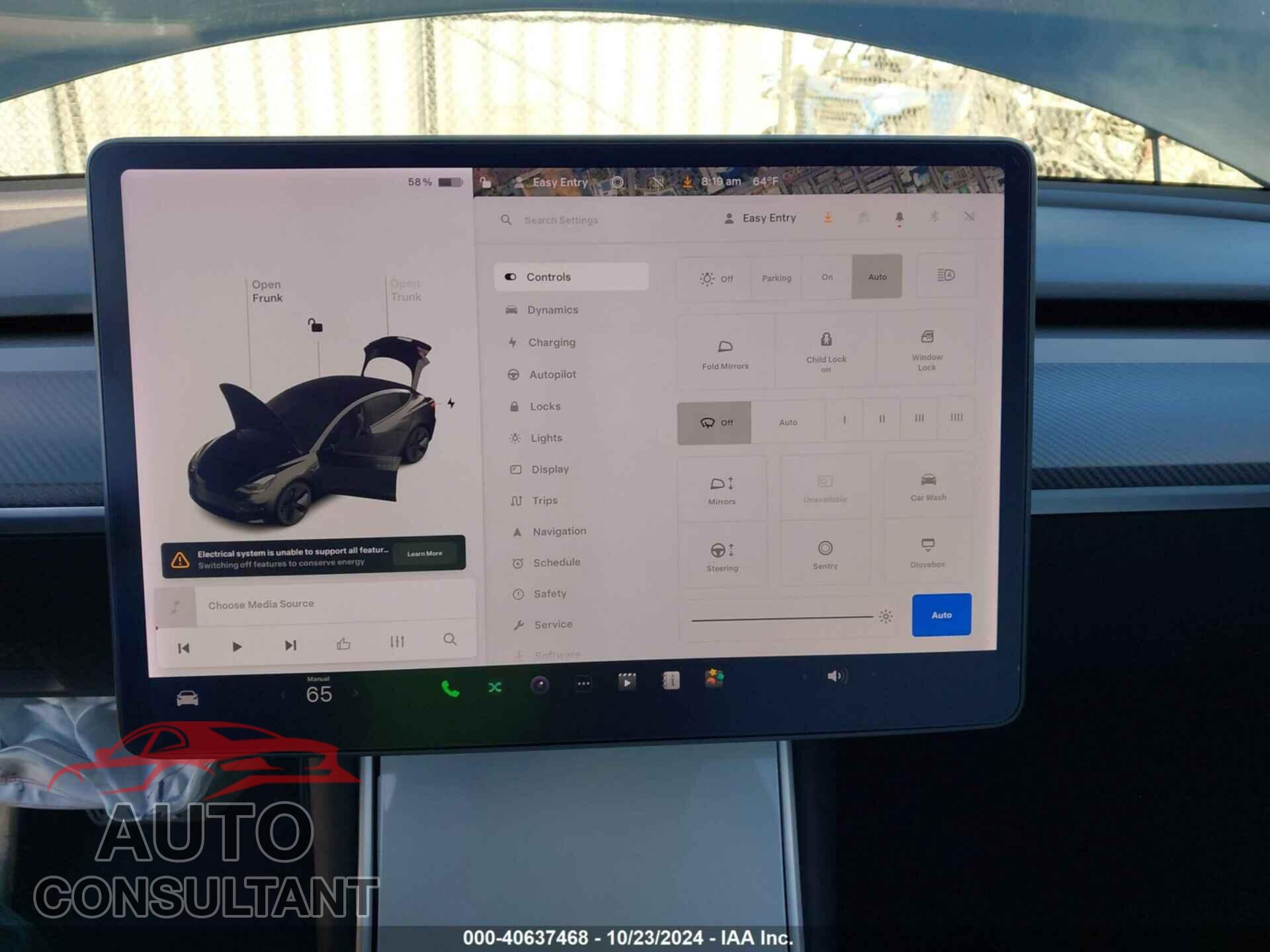 TESLA MODEL 3 2019 - 5YJ3E1EAXKF484656