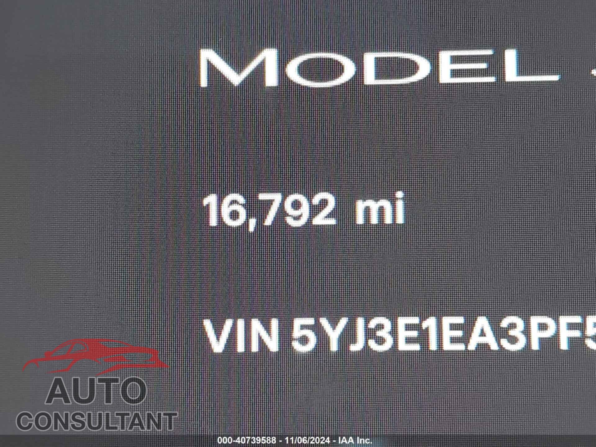 TESLA MODEL 3 2023 - 5YJ3E1EA3PF578112