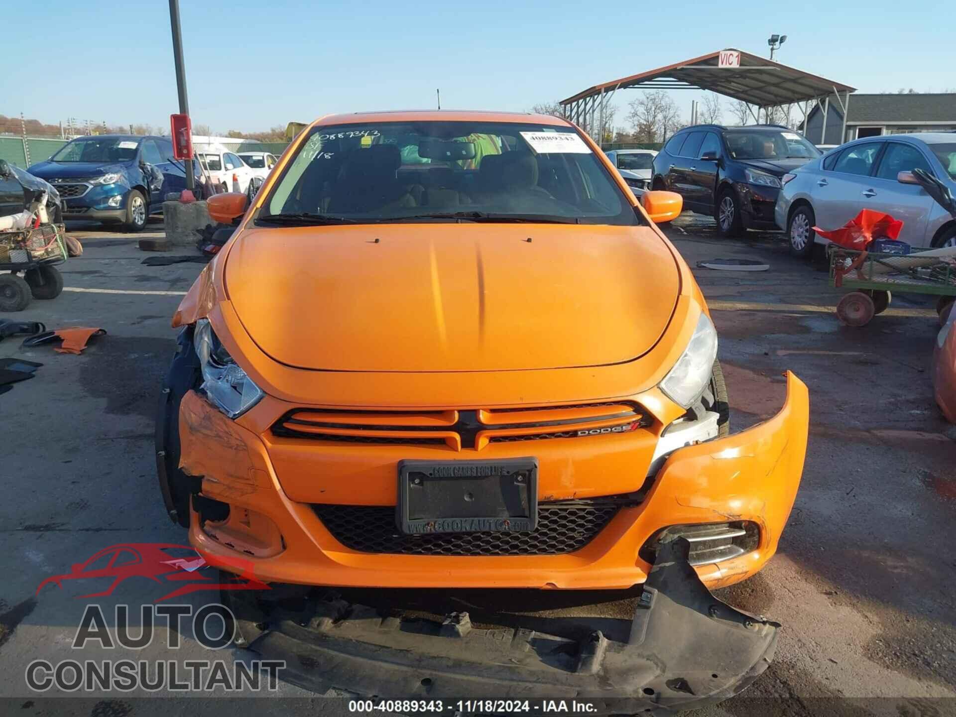 DODGE DART 2013 - 1C3CDFBA6DD331453