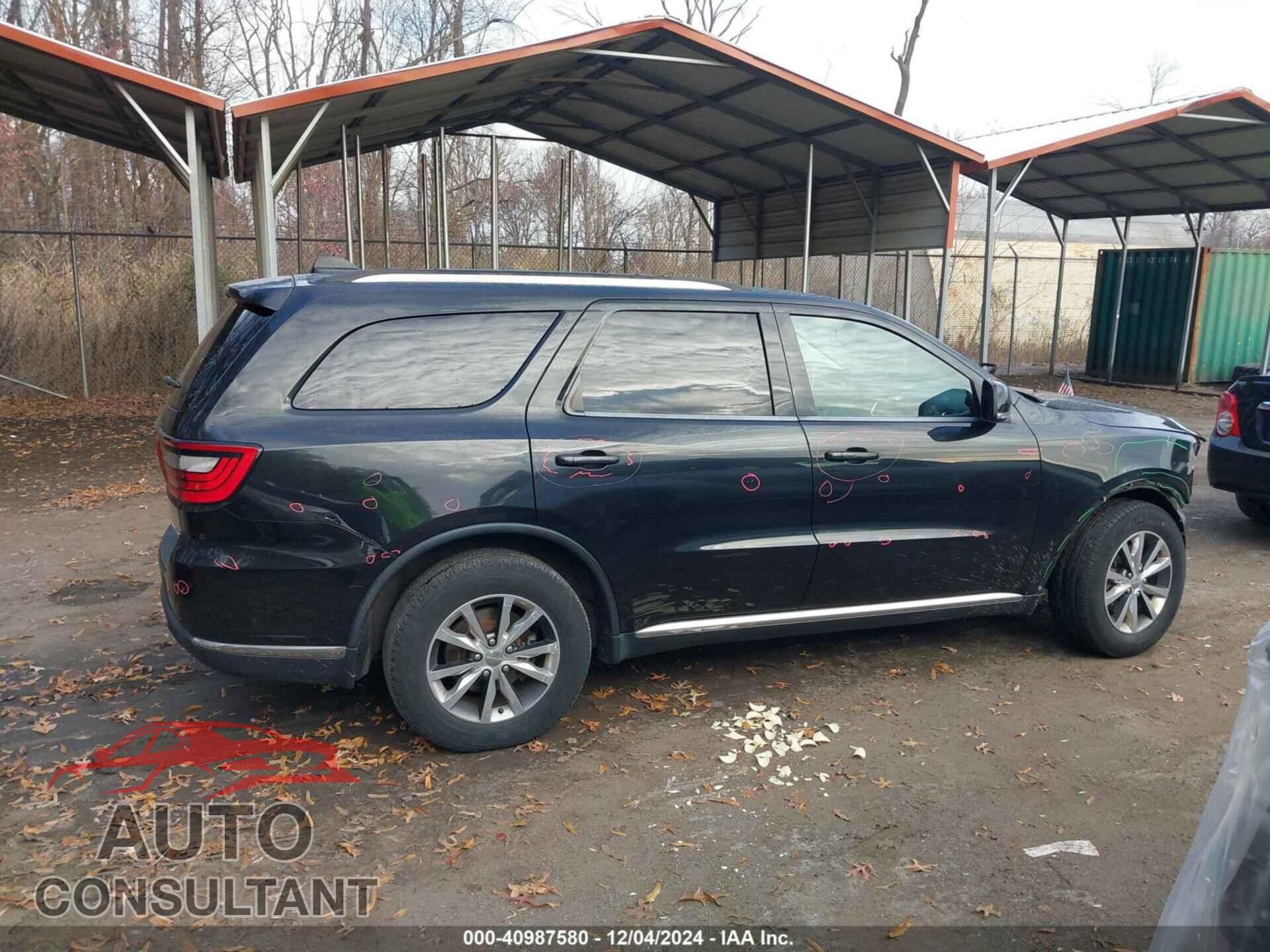 DODGE DURANGO 2016 - 1C4RDJDGXGC353590