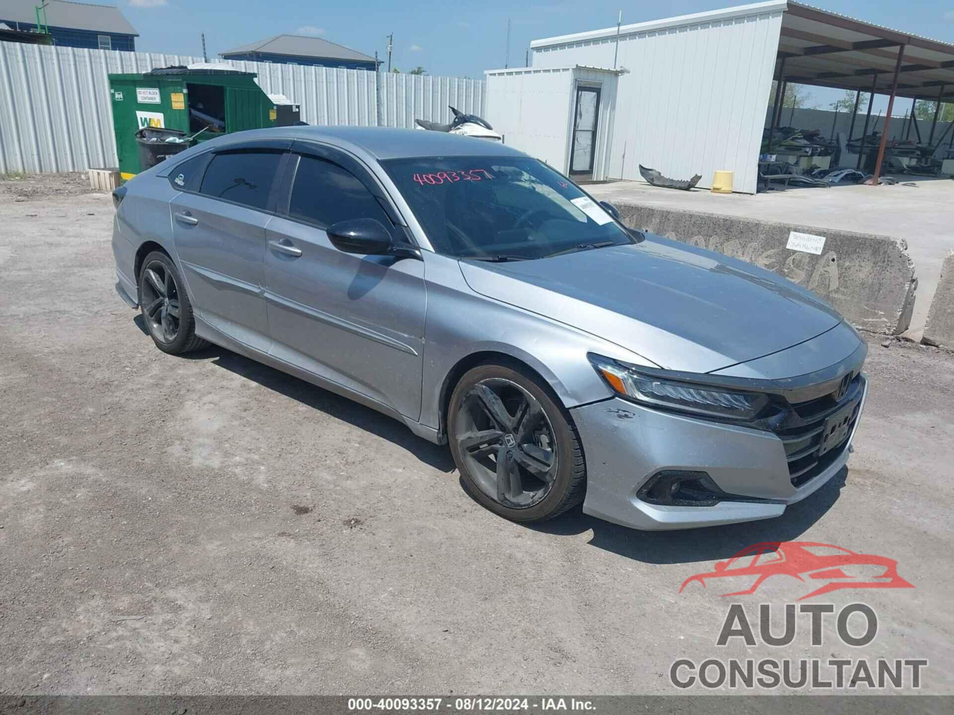 HONDA ACCORD 2022 - 1HGCV1F31NA045750