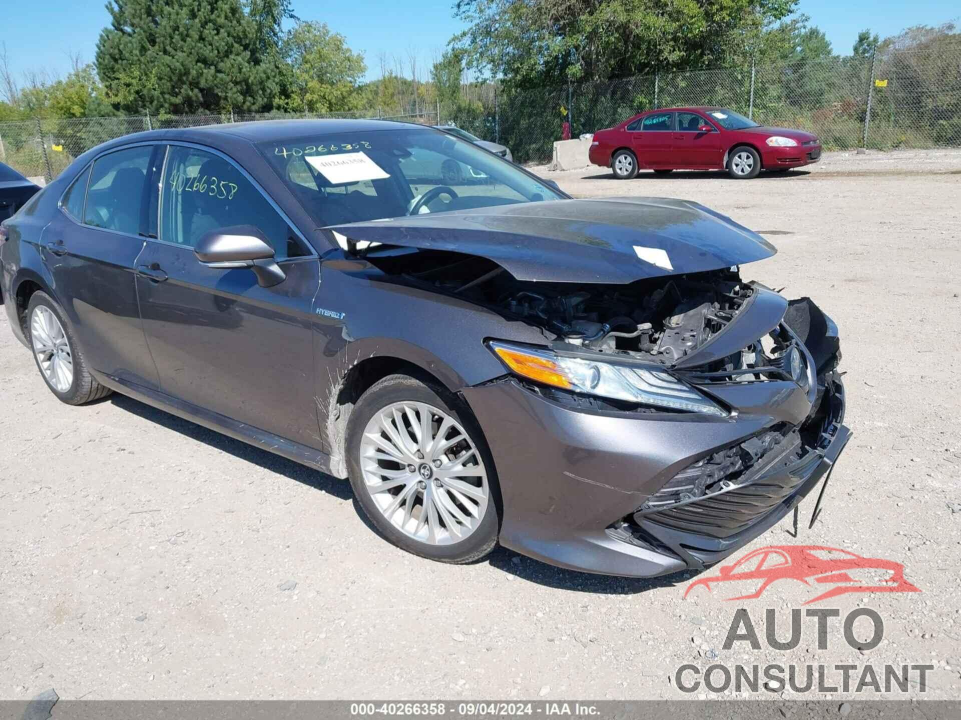 TOYOTA CAMRY HYBRID 2019 - 4T1B21HK9KU513155