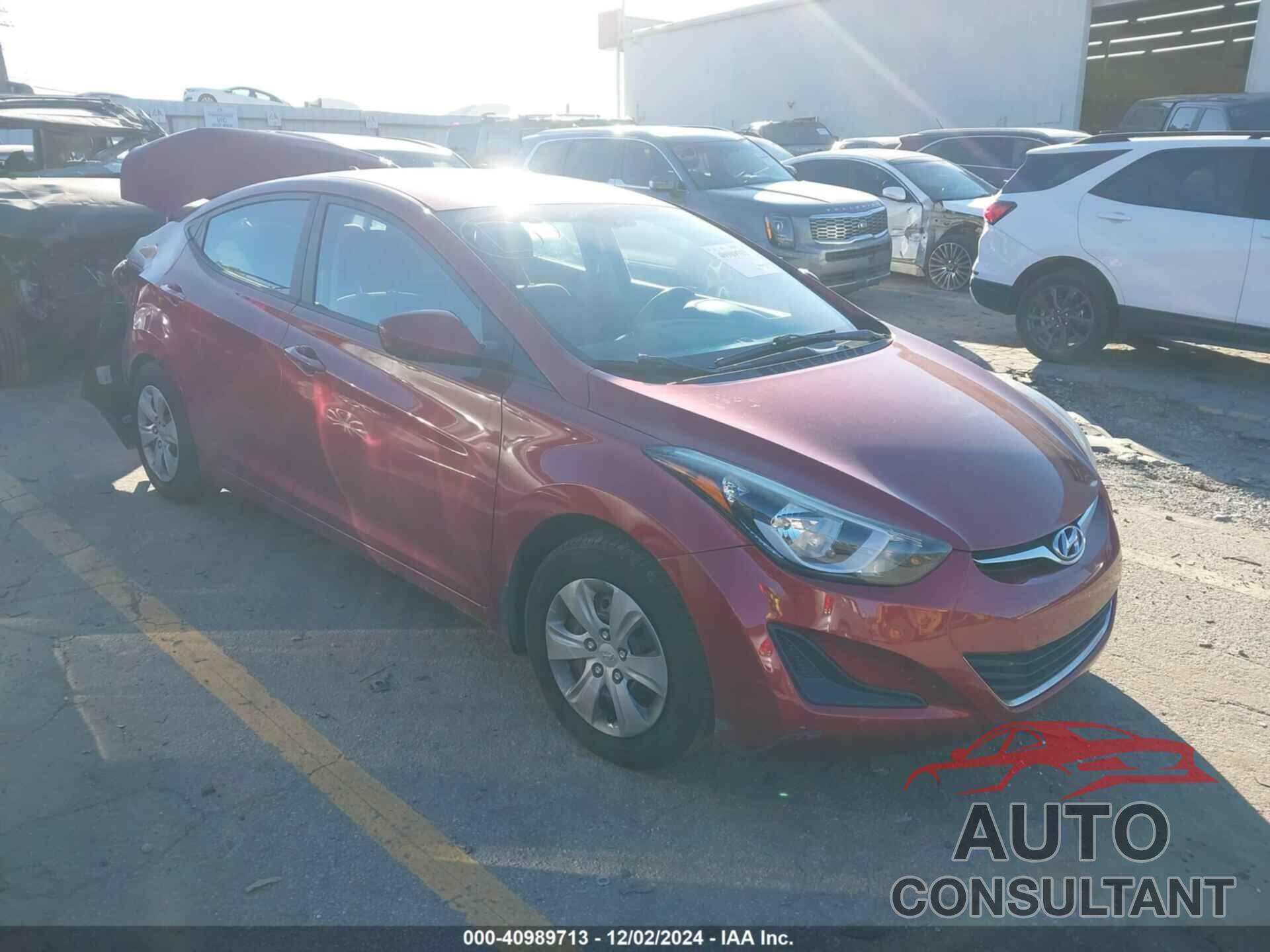 HYUNDAI ELANTRA 2016 - 5NPDH4AE0GH717085