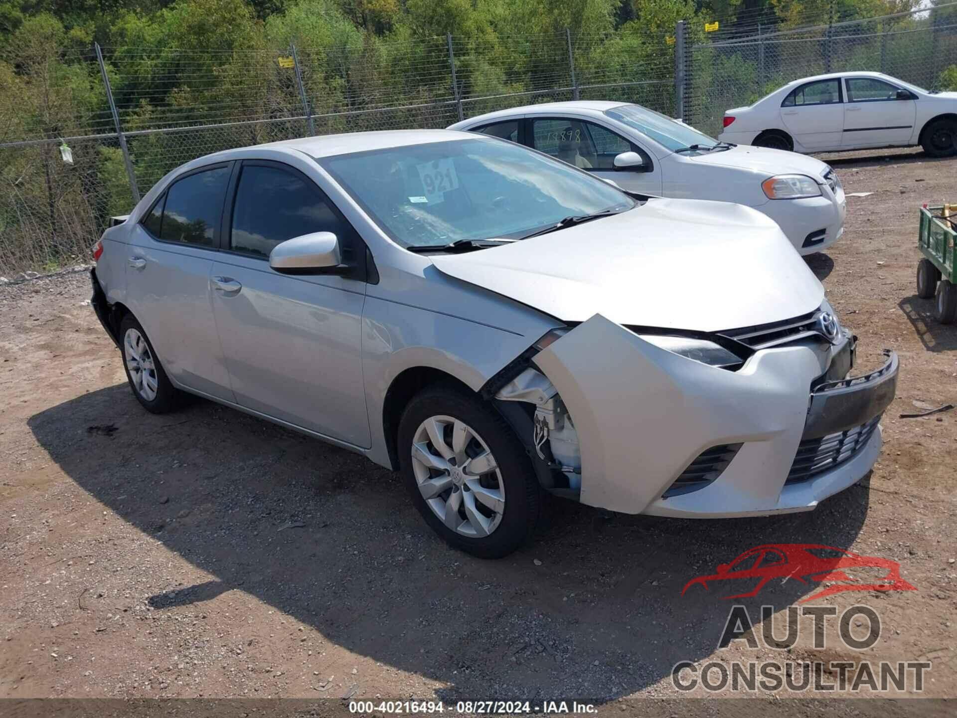 TOYOTA COROLLA 2016 - 2T1BURHE6GC703877