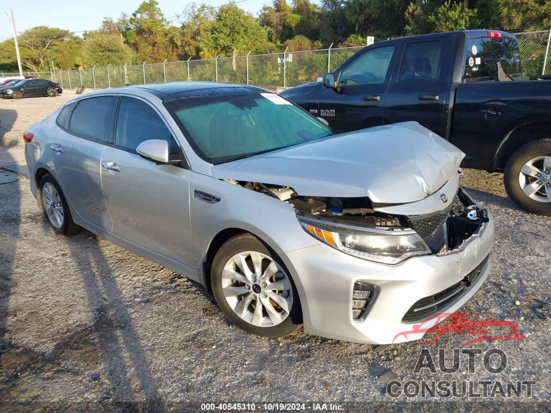 KIA OPTIMA 2018 - 5XXGU4L30JG179866