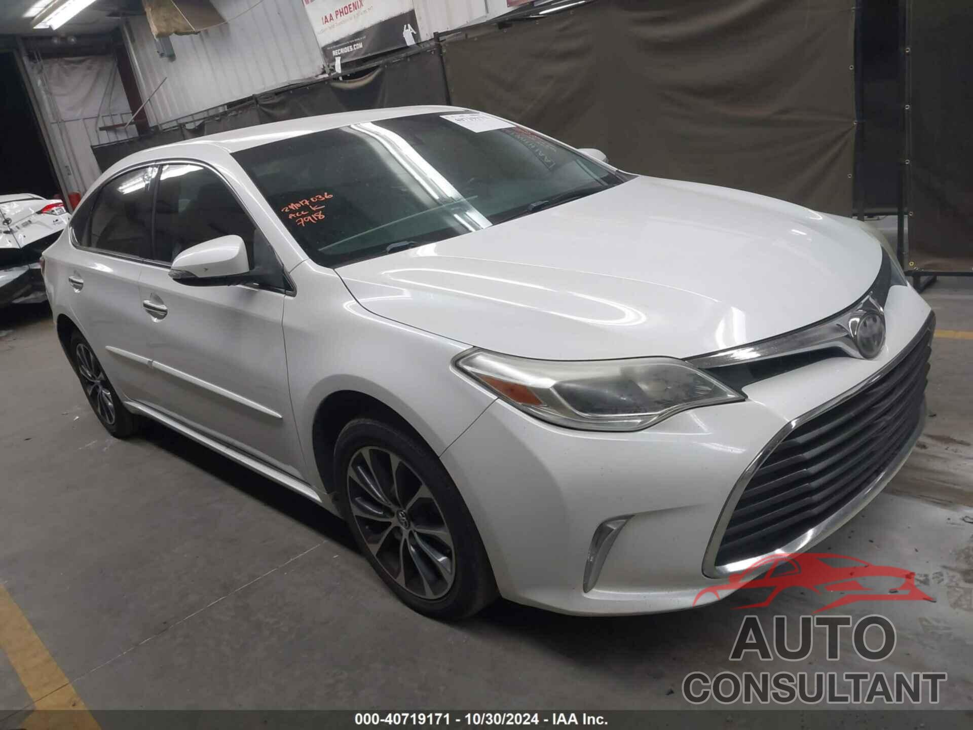 TOYOTA AVALON 2018 - 4T1BK1EB5JU267918