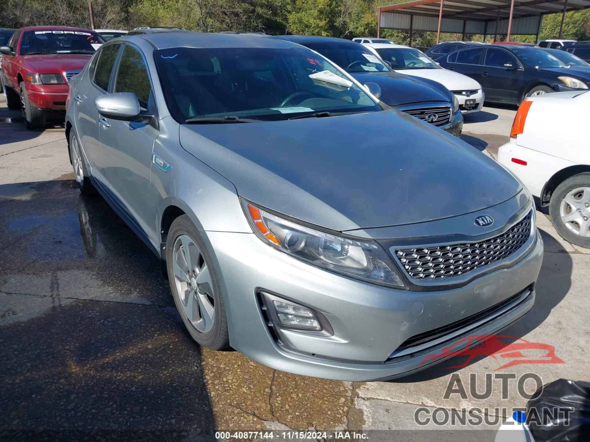 KIA OPTIMA HYBRID 2014 - KNAGN4AD3E5075940