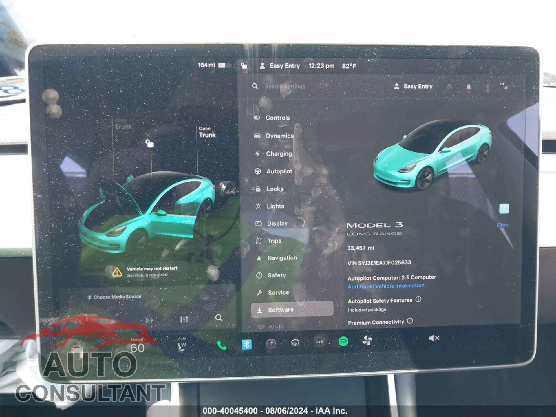 TESLA MODEL 3 2018 - 5YJ3E1EA7JF025633