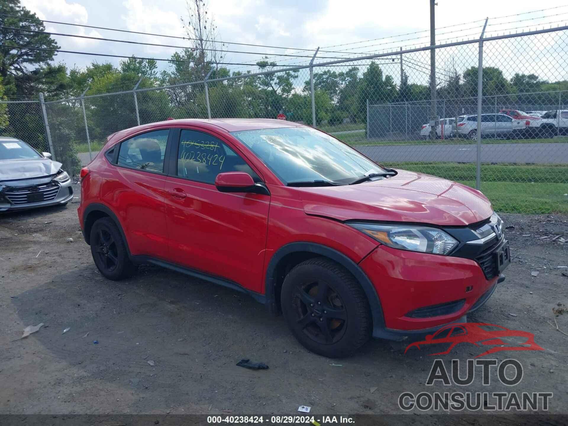 HONDA HR-V 2018 - 3CZRU5G39JM702383