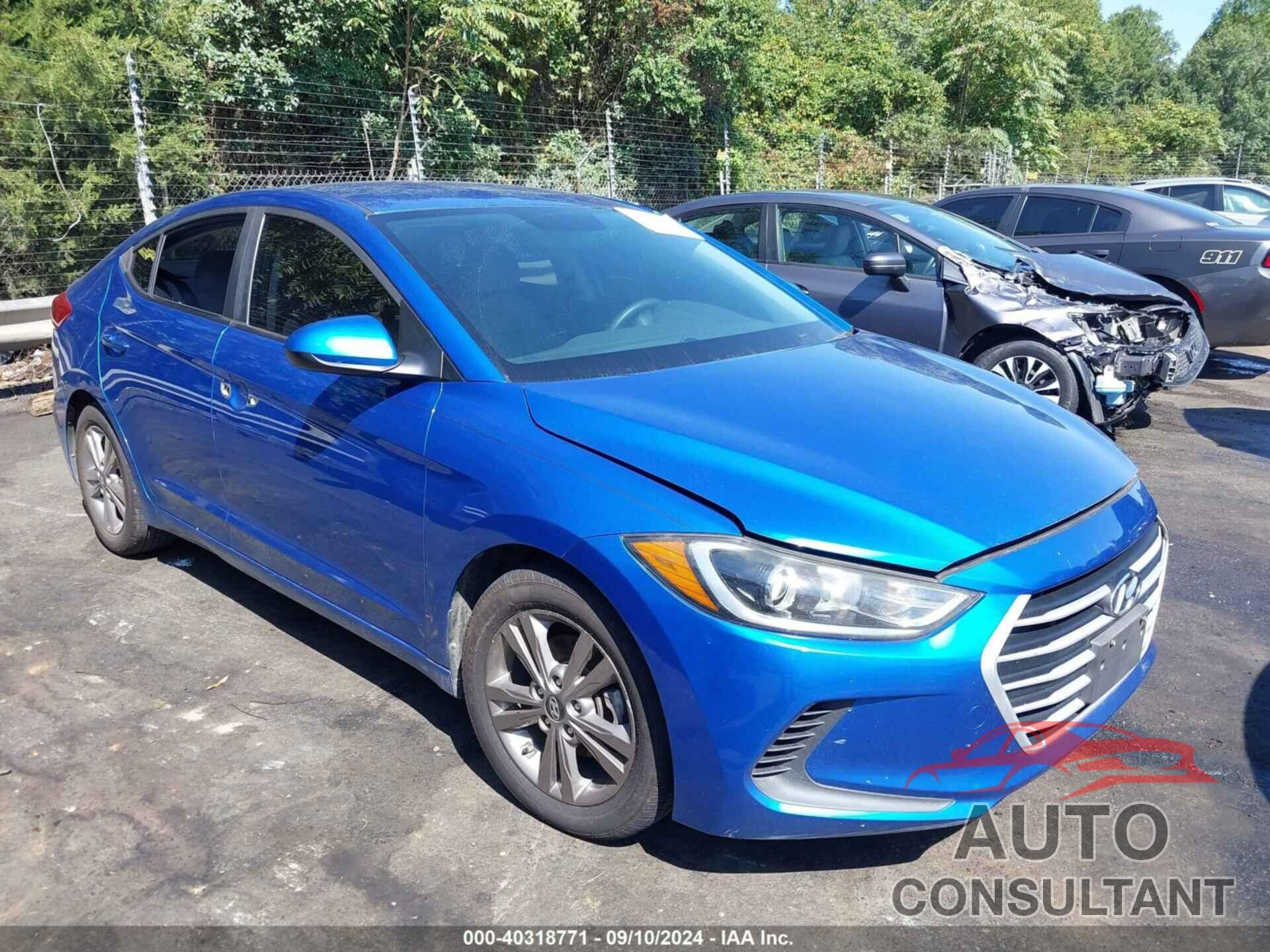 HYUNDAI ELANTRA 2017 - KMHD84LFXHU424562