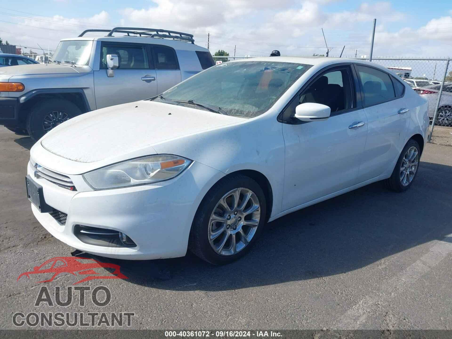 DODGE DART 2013 - 1C3CDFCH5DD153966