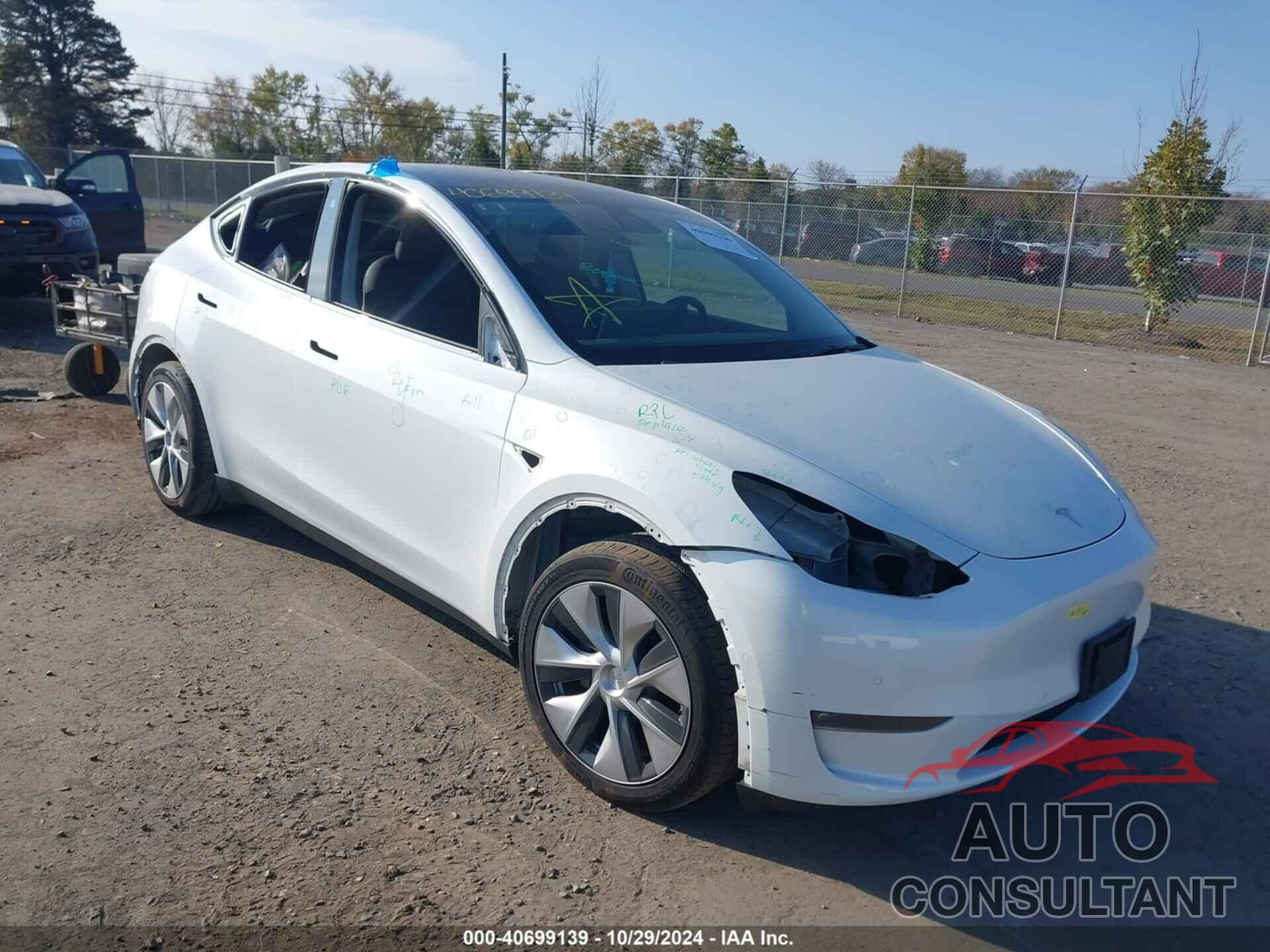 TESLA MODEL Y 2022 - 7SAYGDEE2NF319289