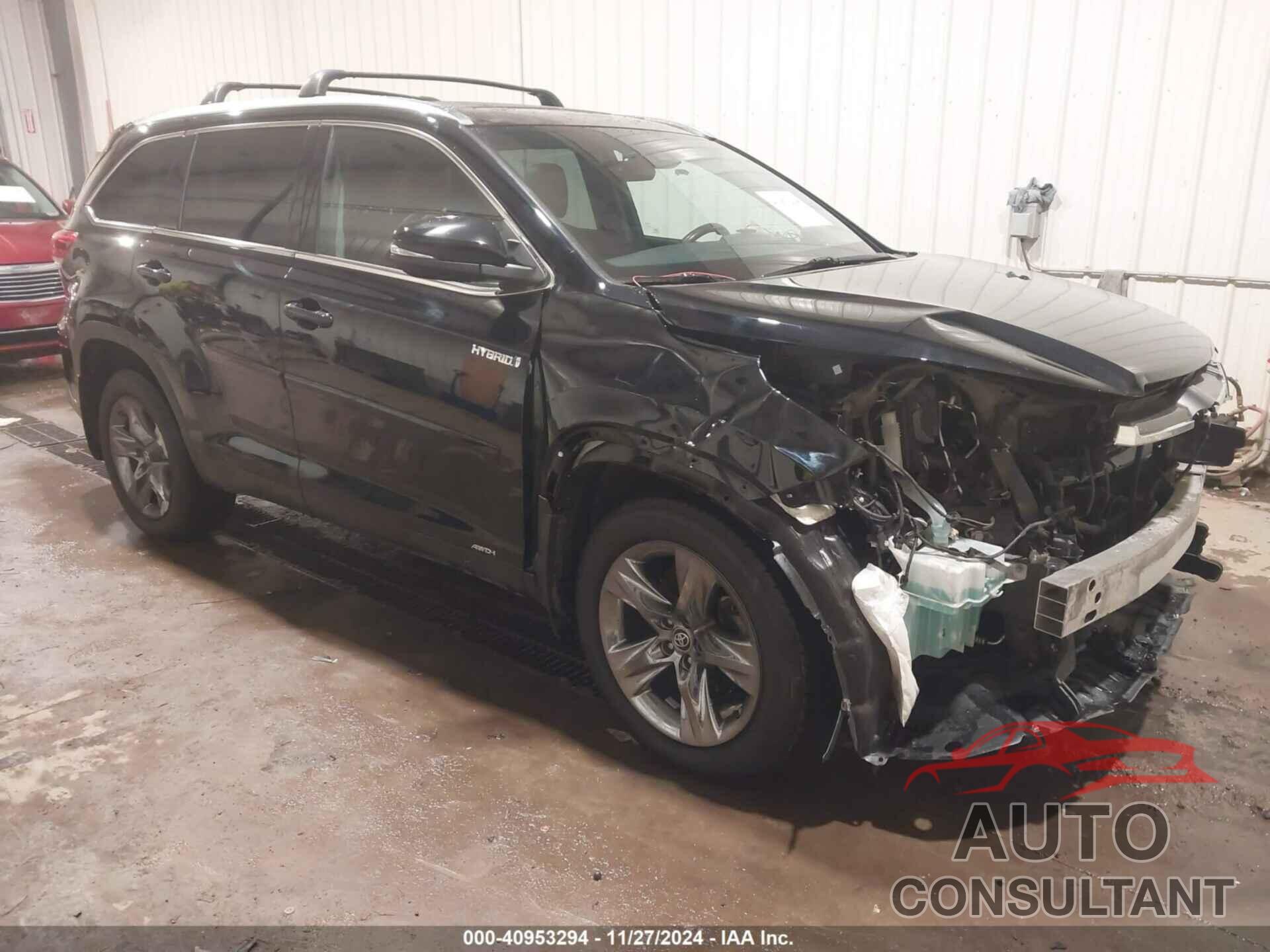 TOYOTA HIGHLANDER HYBRID 2017 - 5TDDGRFH8HS031312