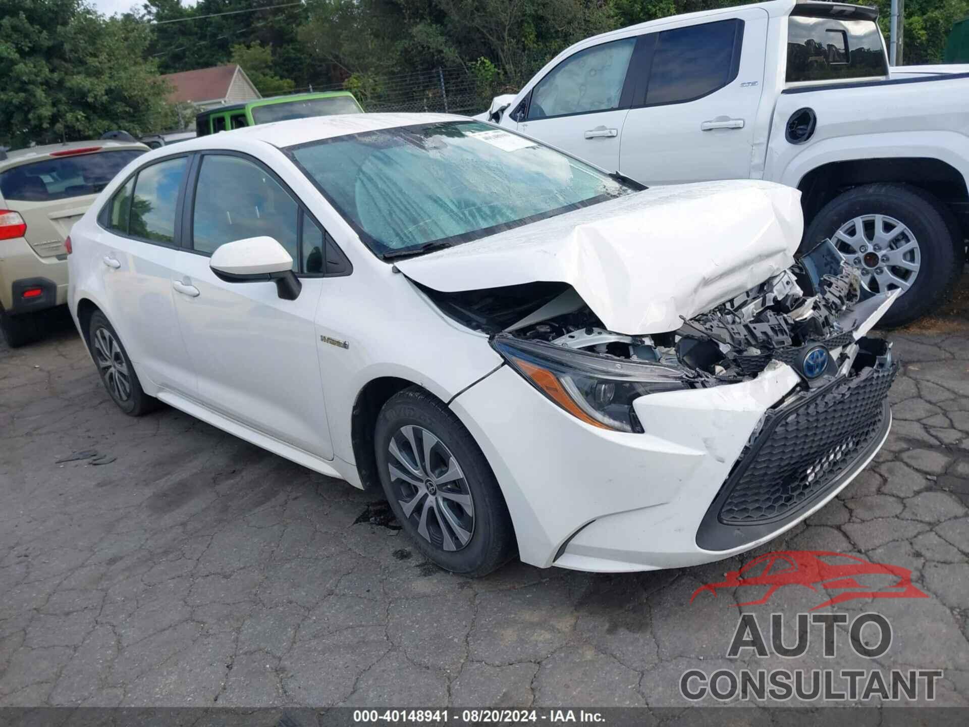 TOYOTA COROLLA 2021 - JTDEAMDE5MJ023497