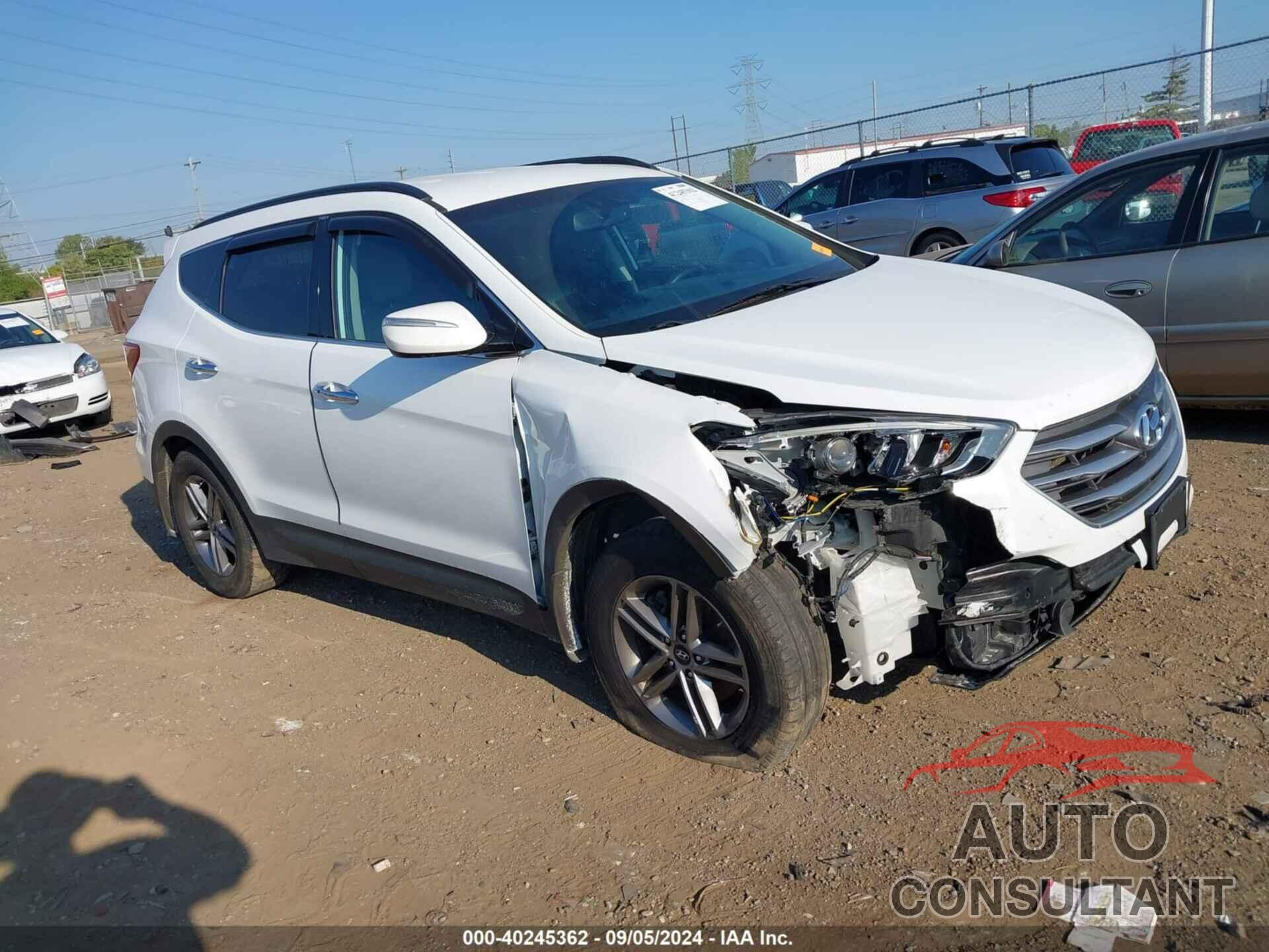 HYUNDAI SANTA FE SPORT 2017 - 5NMZUDLB4HH035653