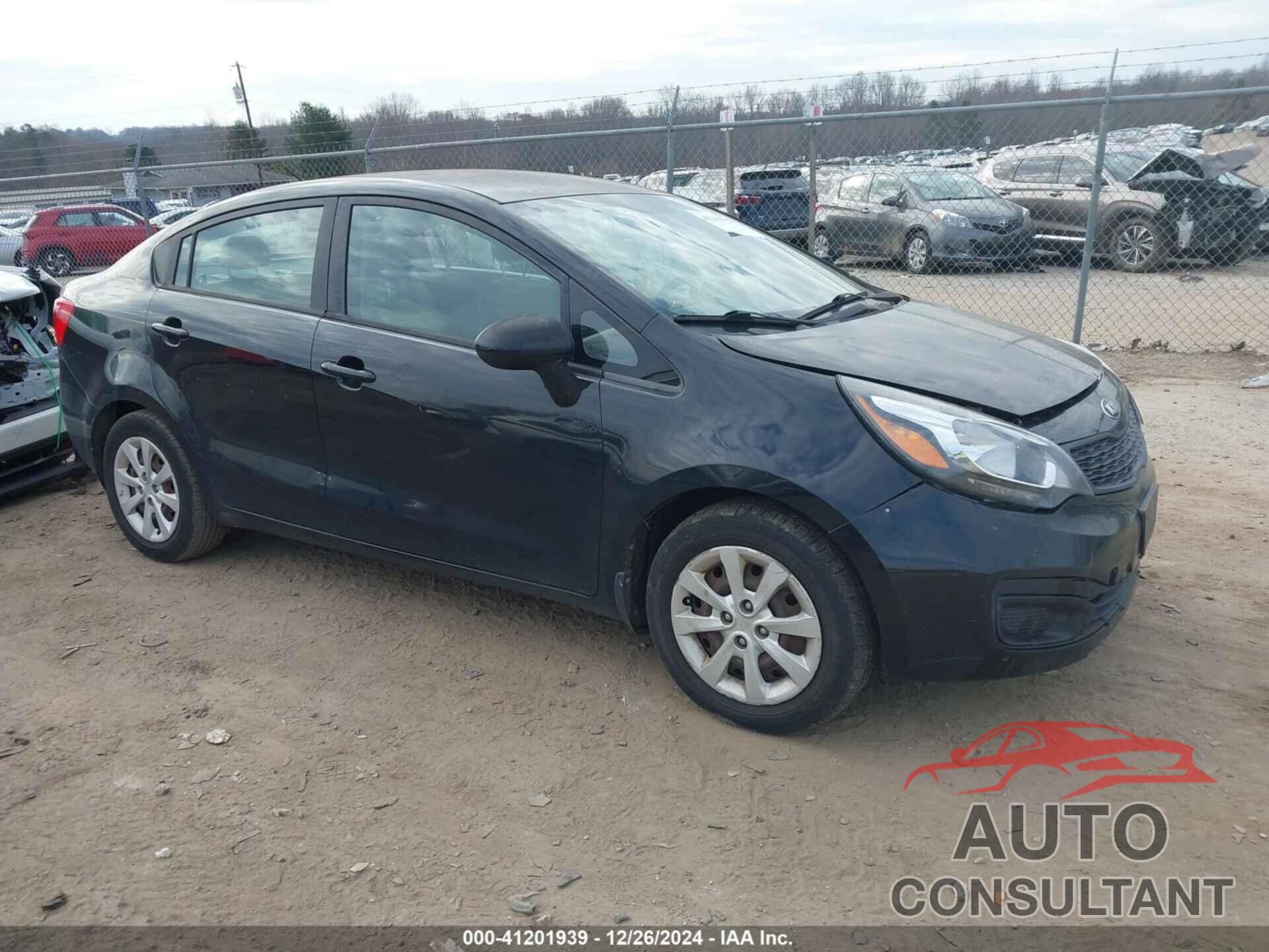 KIA RIO 2013 - KNADM4A38D6278442