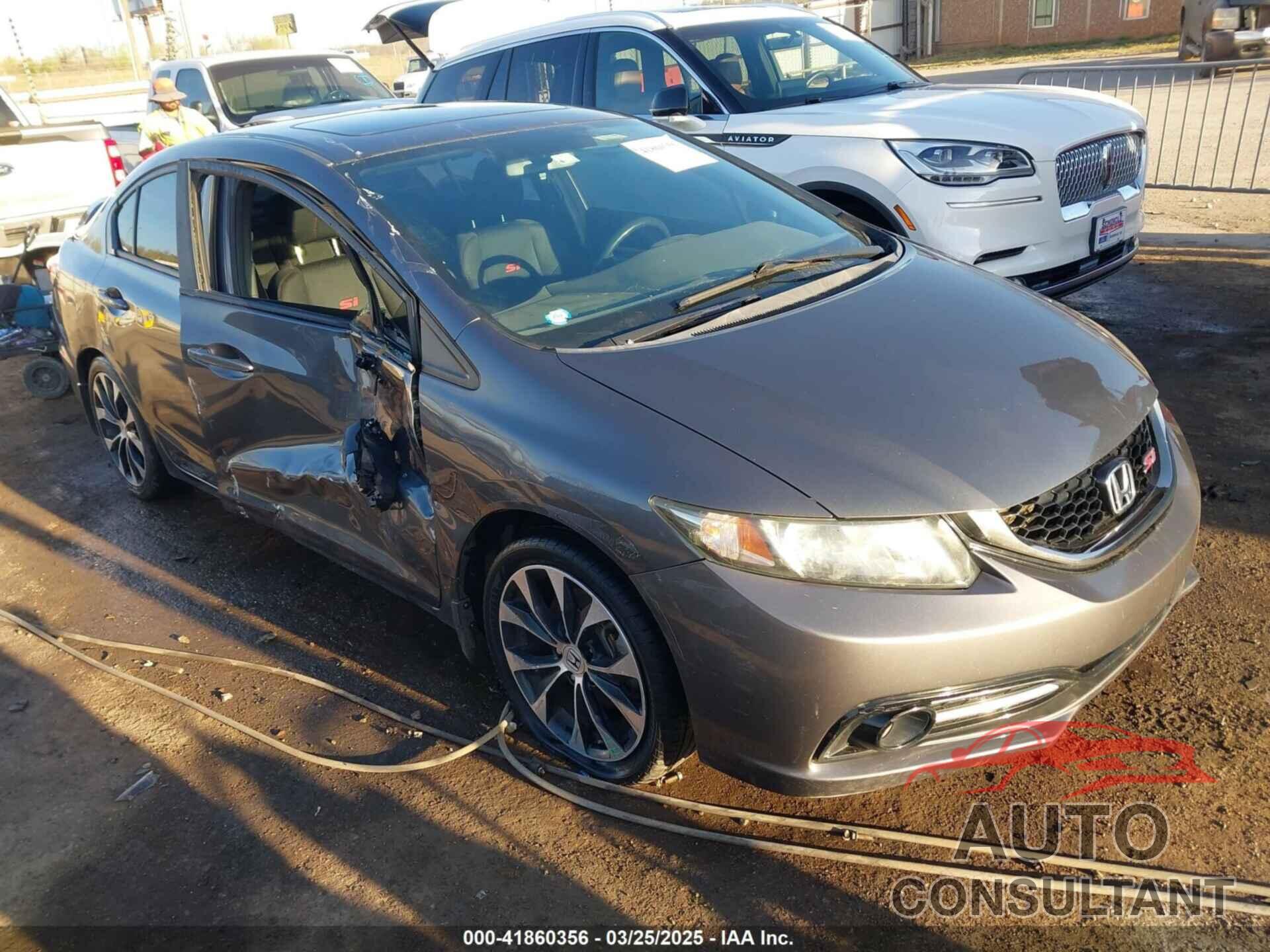 HONDA CIVIC 2013 - 2HGFB6E59DH711579