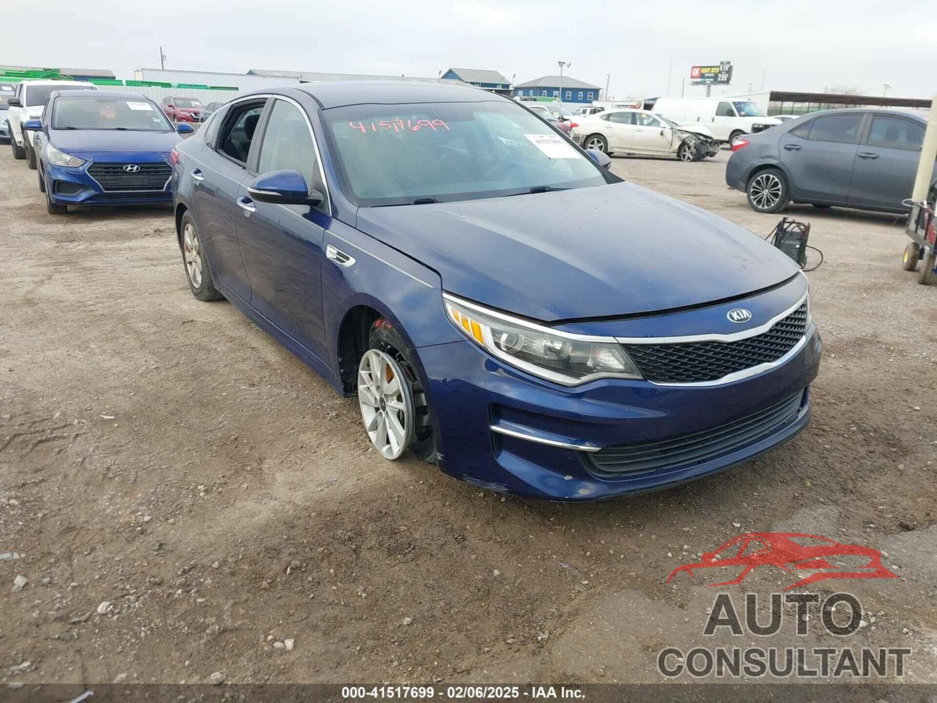 KIA OPTIMA 2018 - 5XXGT4L33JG214404