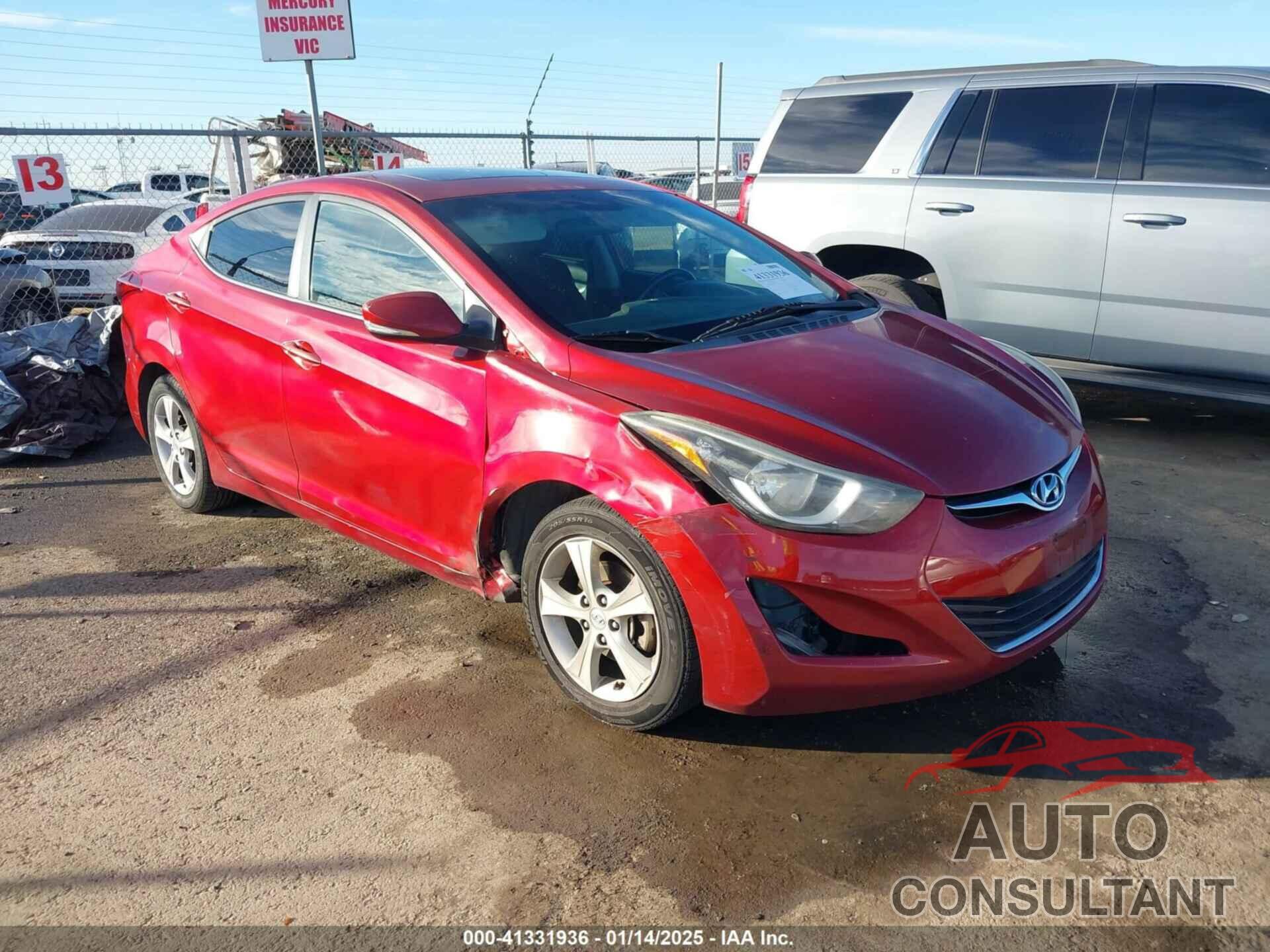 HYUNDAI ELANTRA 2016 - 5NPDH4AE5GH731368