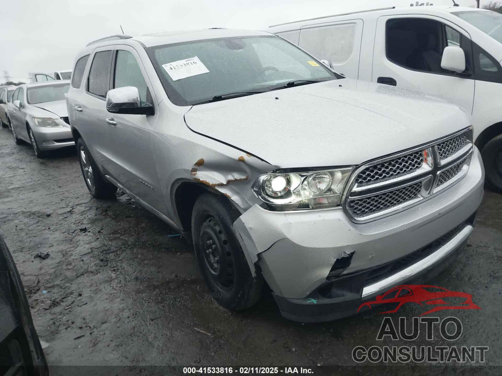 DODGE DURANGO 2012 - 1C4RDHEG7CC109168