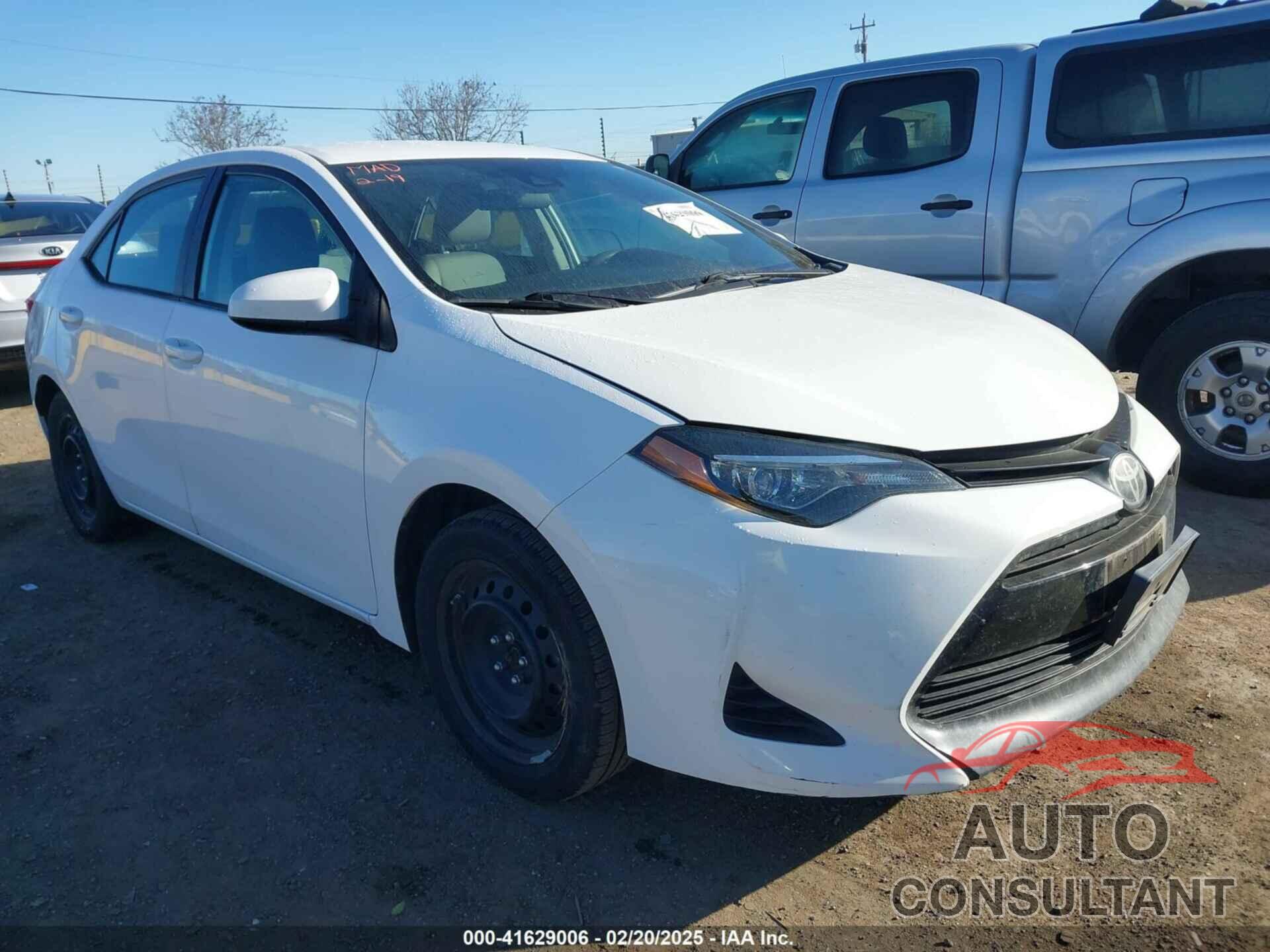 TOYOTA COROLLA 2019 - 2T1BURHE5KC175774