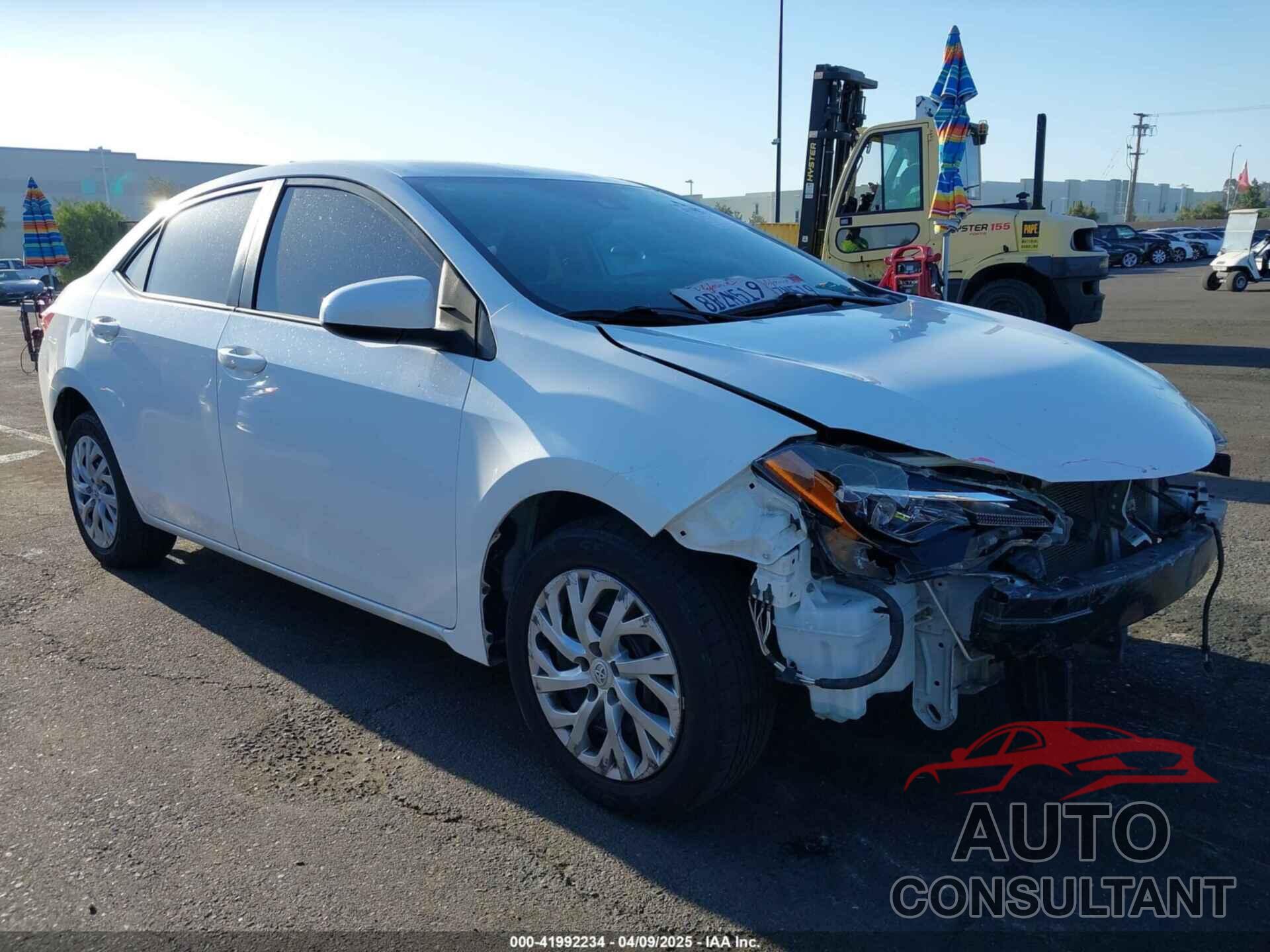 TOYOTA COROLLA 2018 - 5YFBURHEXJP763863