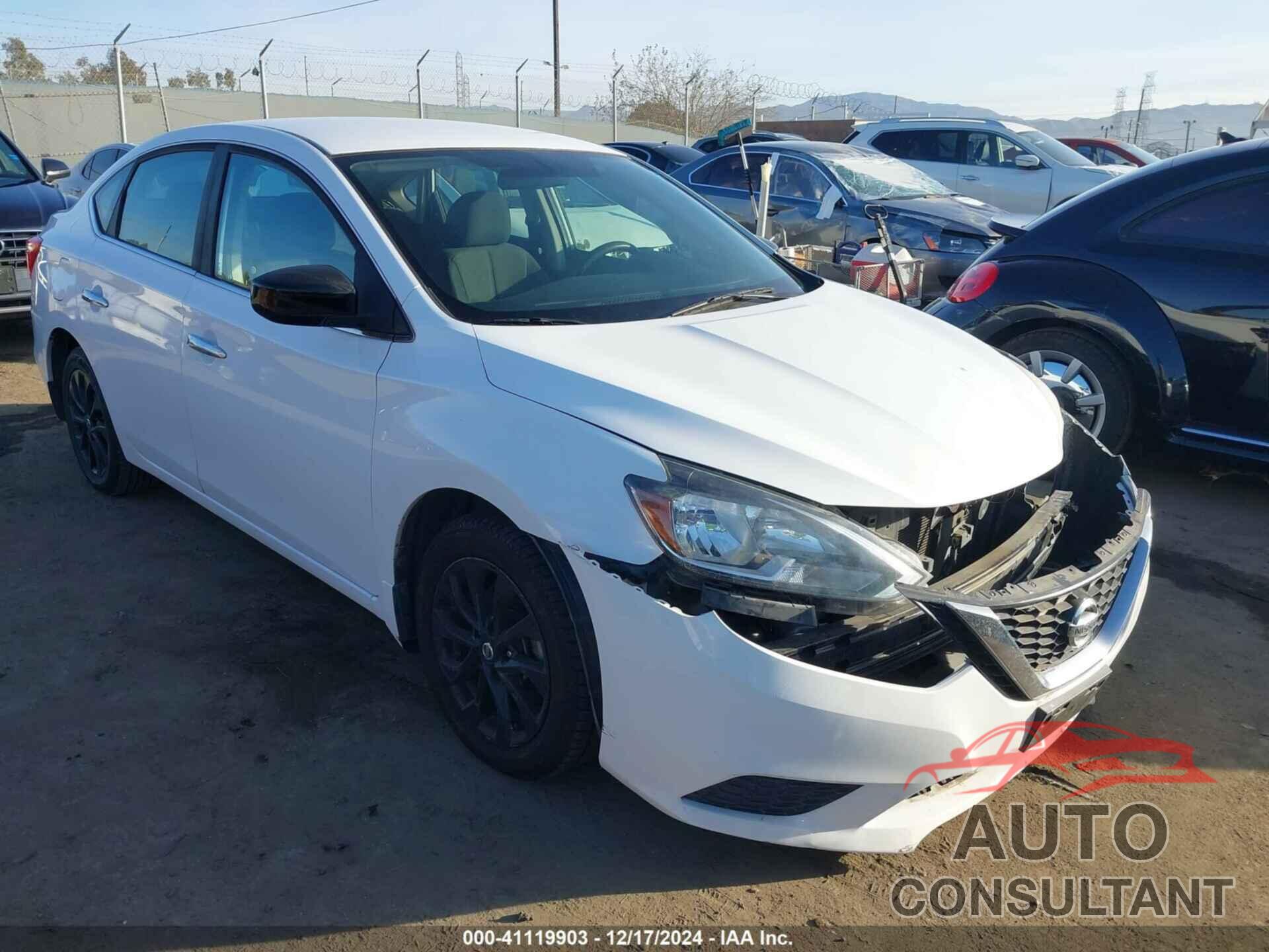 NISSAN SENTRA 2018 - 3N1AB7AP6JY234320