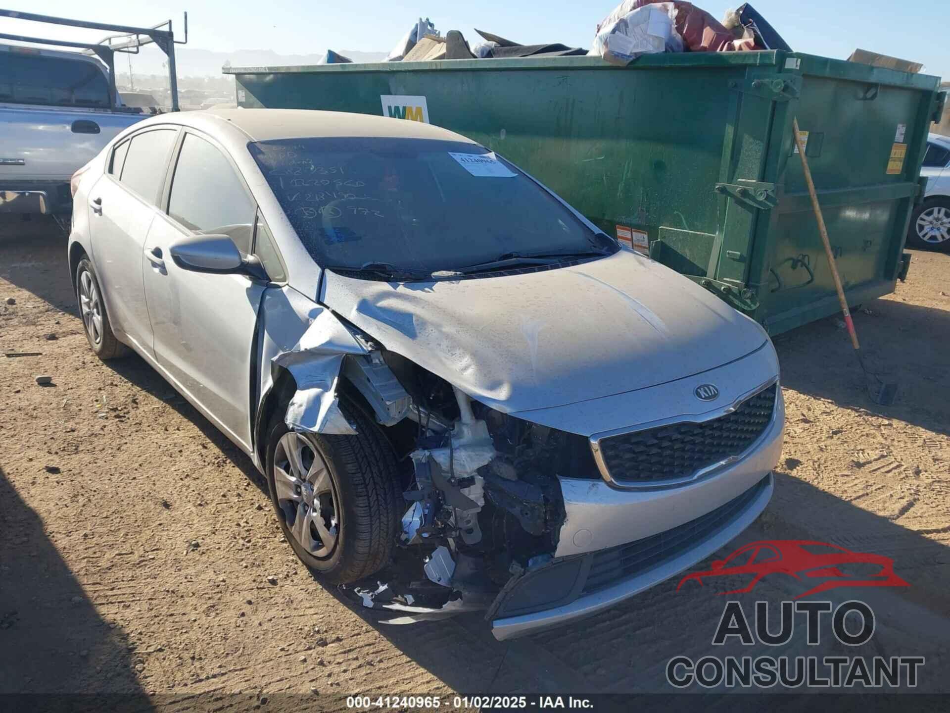 KIA FORTE 2018 - 3KPFL4A76JE218490